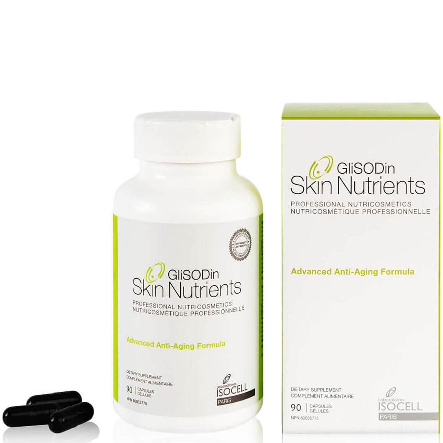 GliSODin Skin Nutrients Advanced Anti-Aging Formula (90 capsules)
