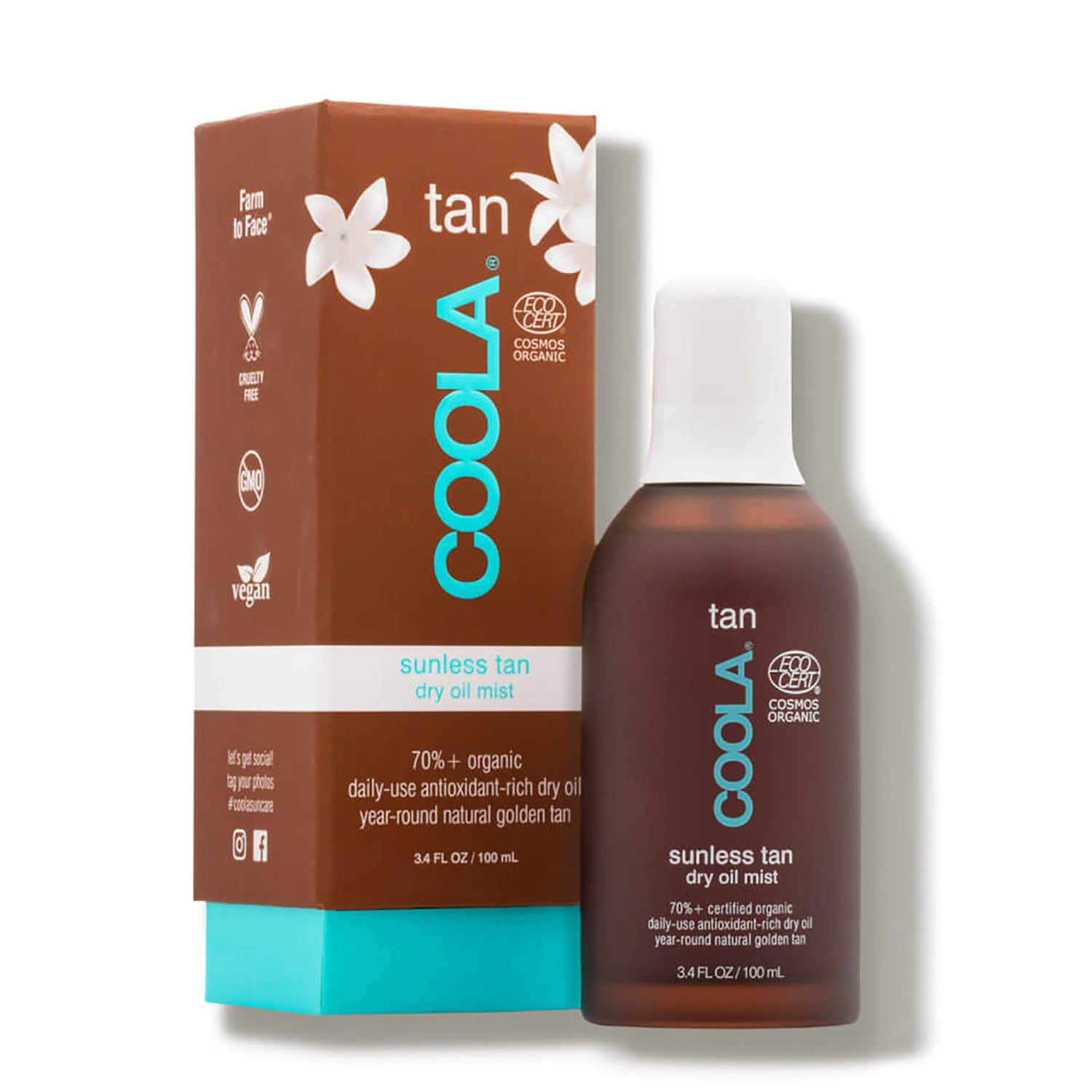 COOLA Organic Sunless Tan Dry Oil Mist (3.4 fl. oz.)