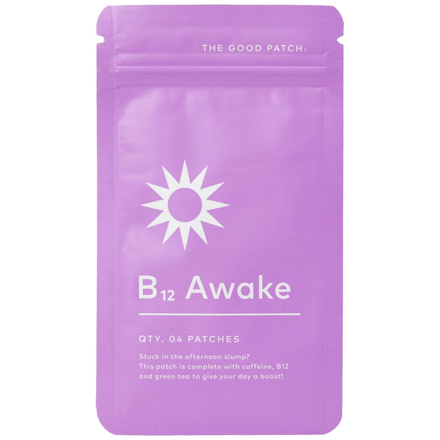 The Good Patch Plant-Based B12 Awake Patch (4 piece)