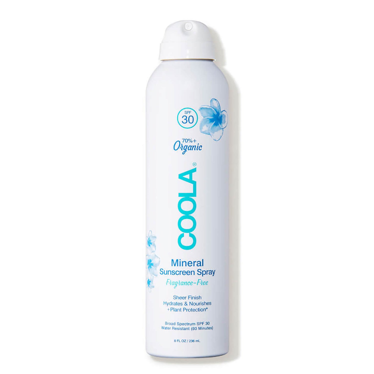COOLA Mineral Body Sunscreen Spray SPF 30 - Fragrance-Free (8 oz.)