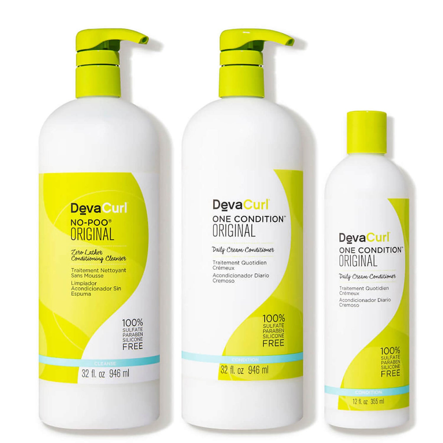 DevaCurl Curly Double Take Cleanser Extra Conditioner Kit (3 piece - $108 Value)