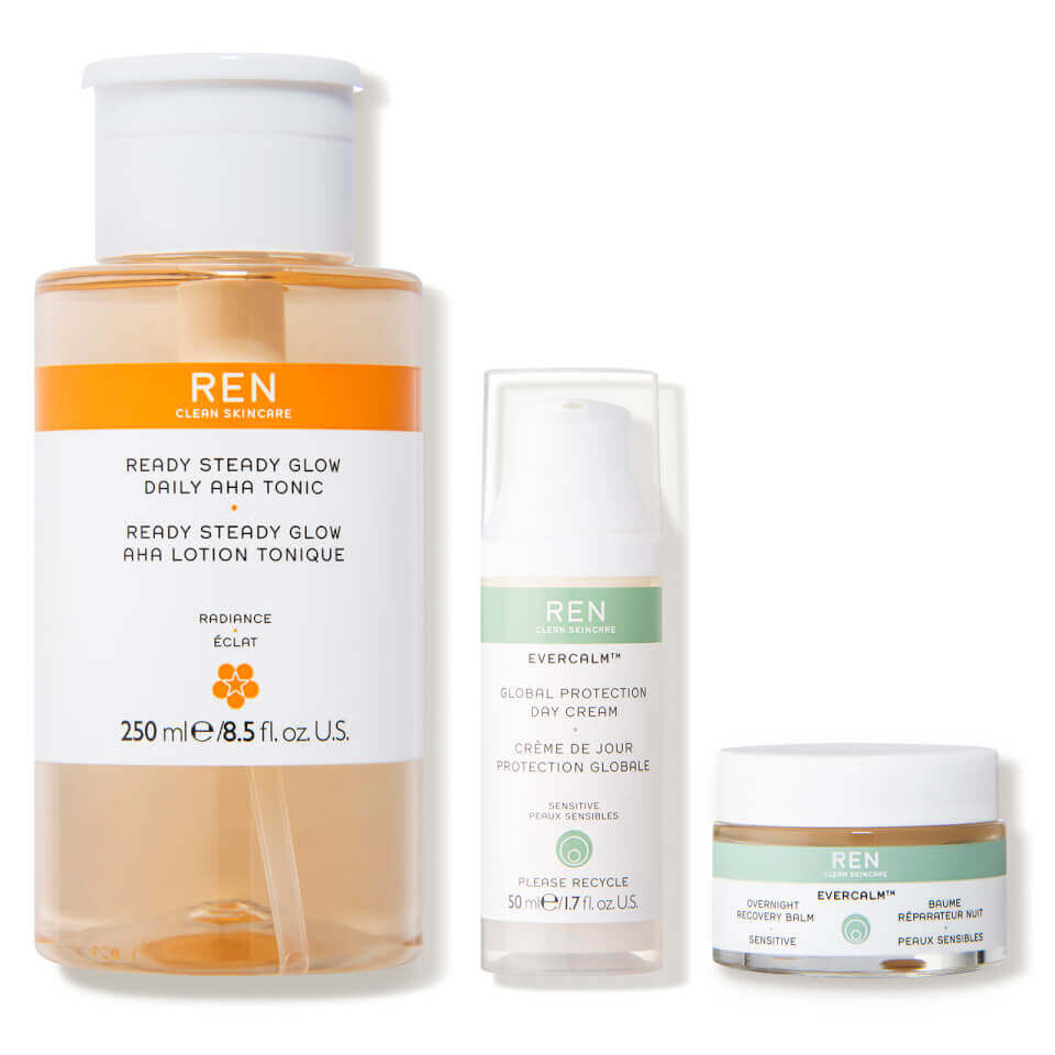 REN Clean Skincare Best Sellers Bundle (3 piece - $135 Value)