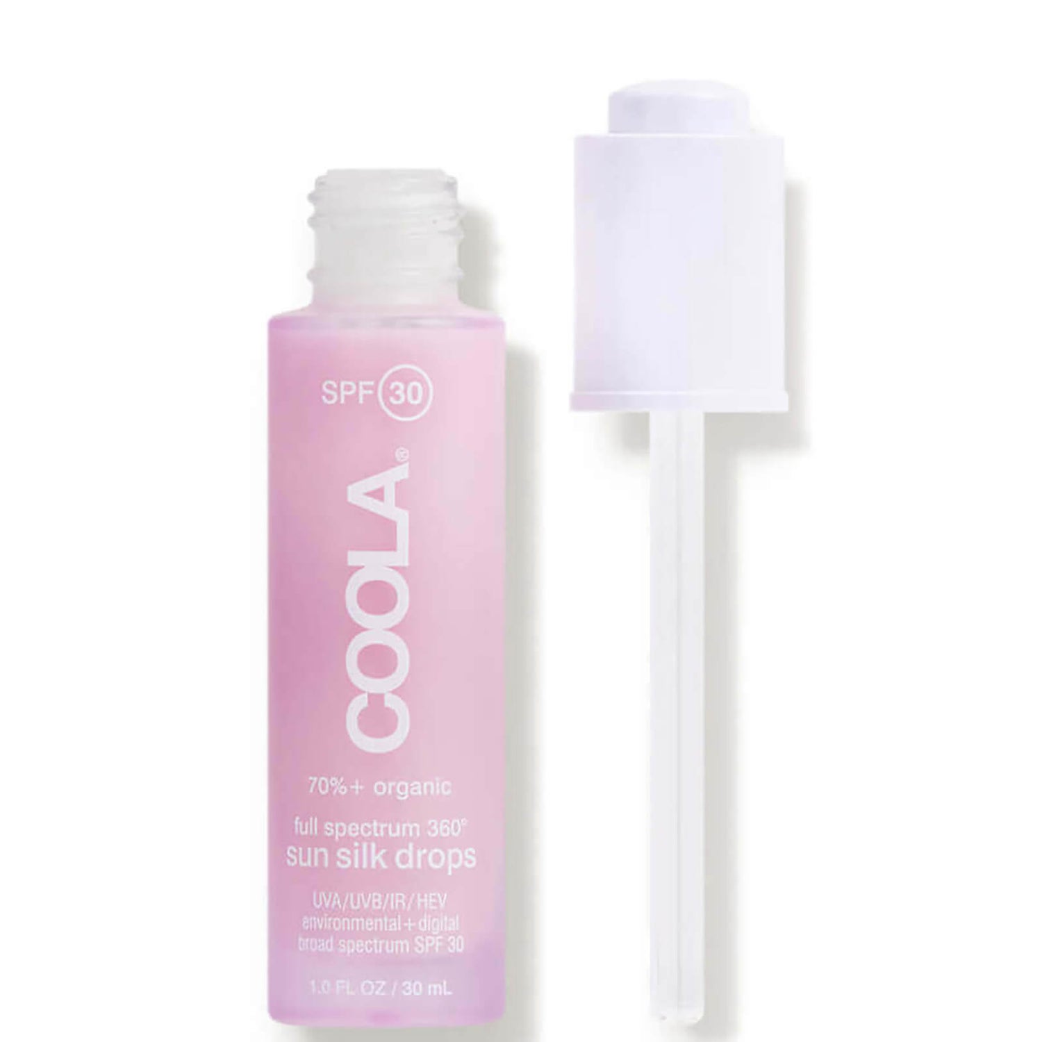 COOLA Full Spectrum 360° Sun Silk Drops Organic Face Sunscreen SPF 30 (1 oz.)