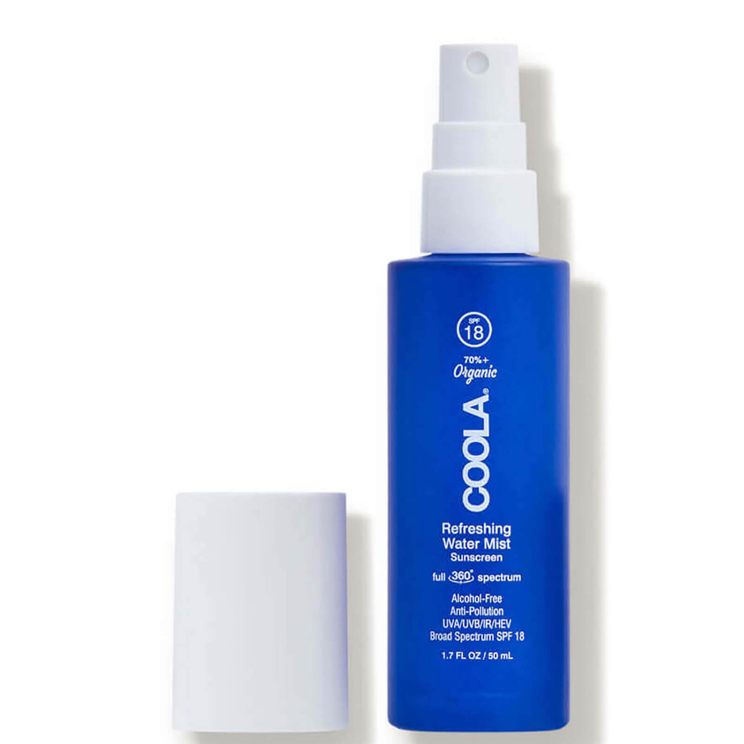 COOLA Refreshing Water Mist Organic Face Sunscreen SPF 18 1.7 fl. oz