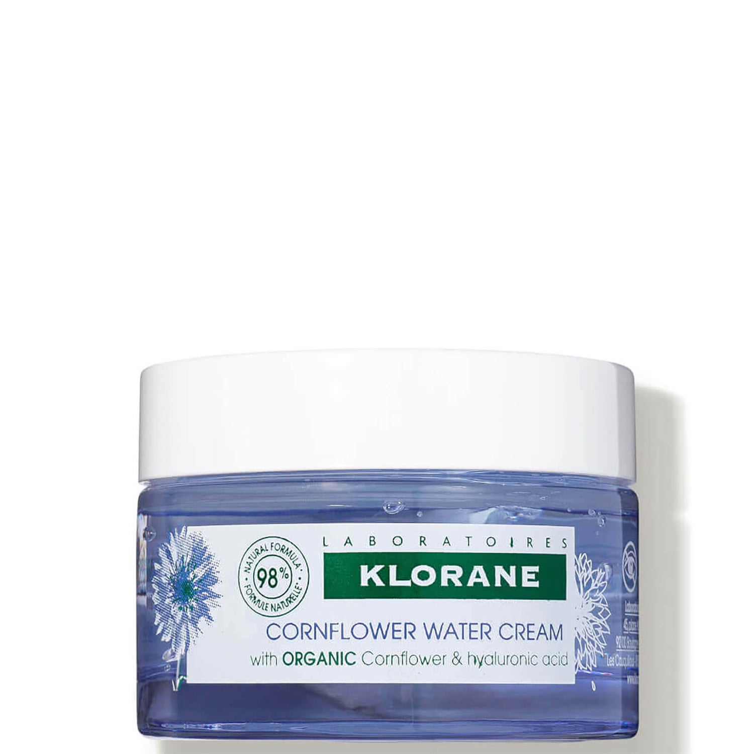 Klorane Hydrating Water Cream with Cornflower 50ml