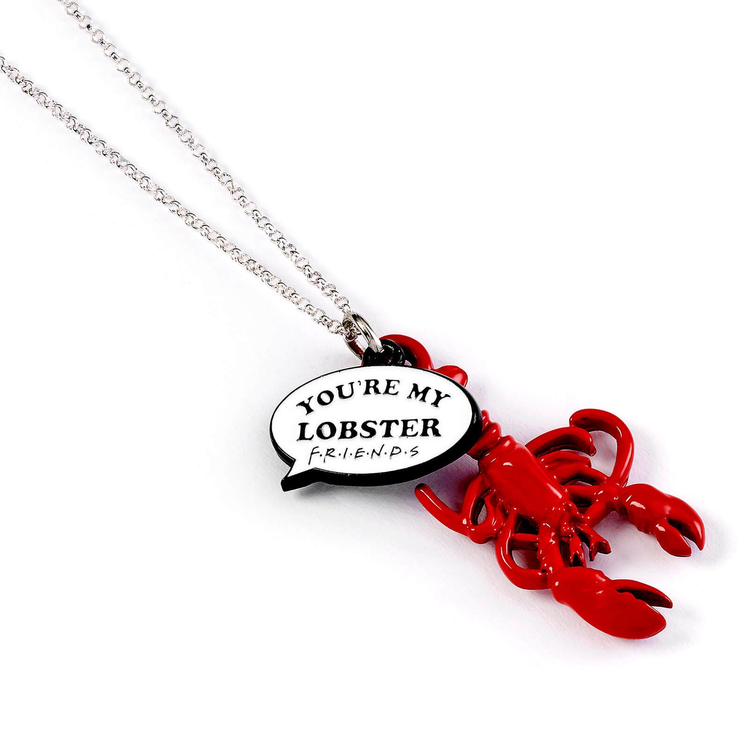 Friends You're My Lobster Charm Necklace