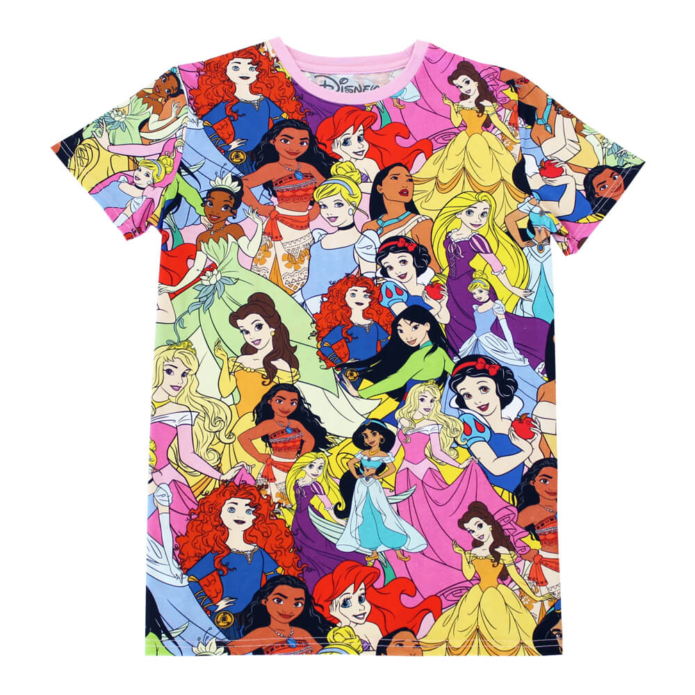 Camiseta Disney Princess AOP de Cakeworthy