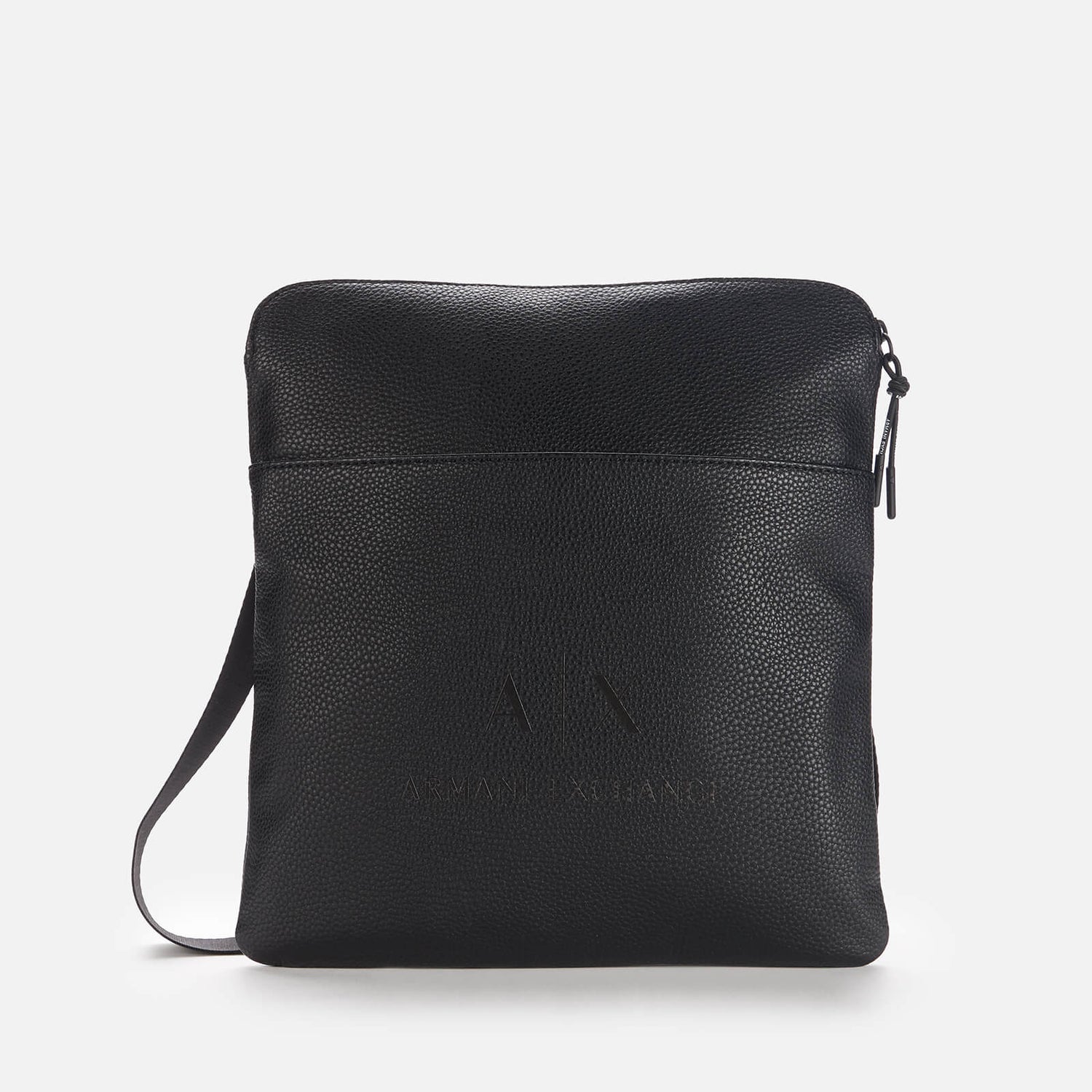 Armani Exchange Men's Flat Cross Body Bag - Black
