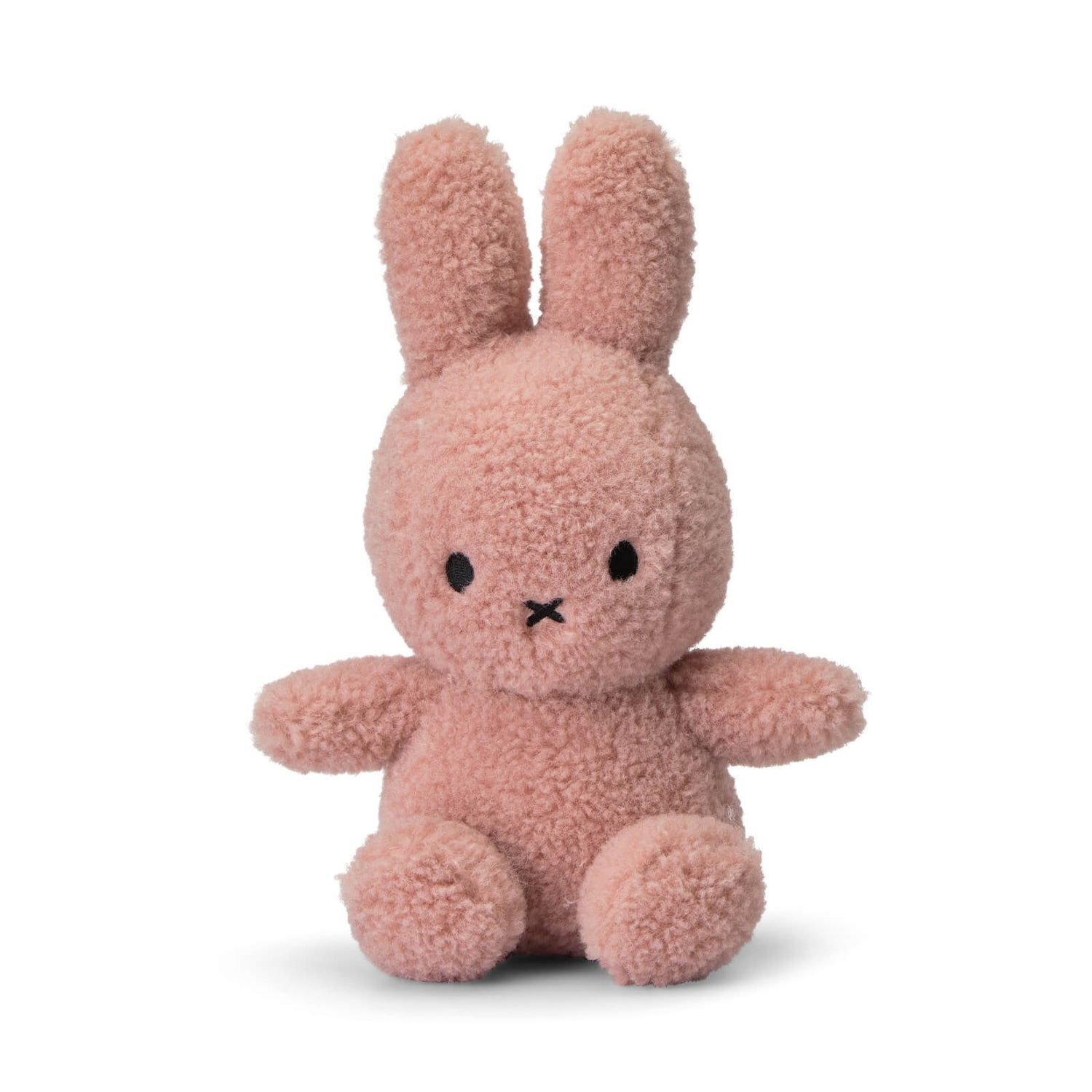 Miffy Recycled Teddy Sitting Toy - Pink