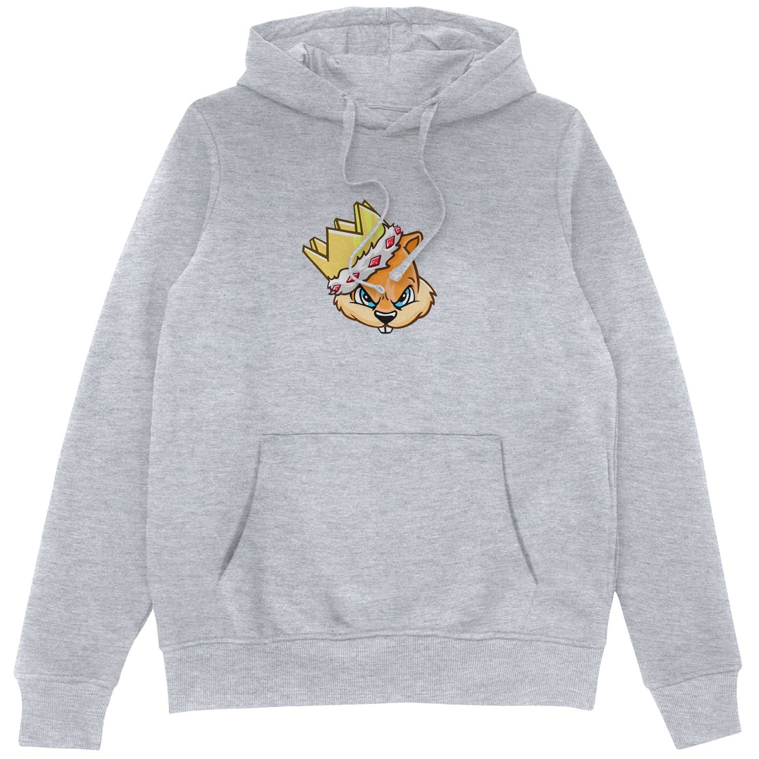 Conker Face Unisex Hoodie - Grey