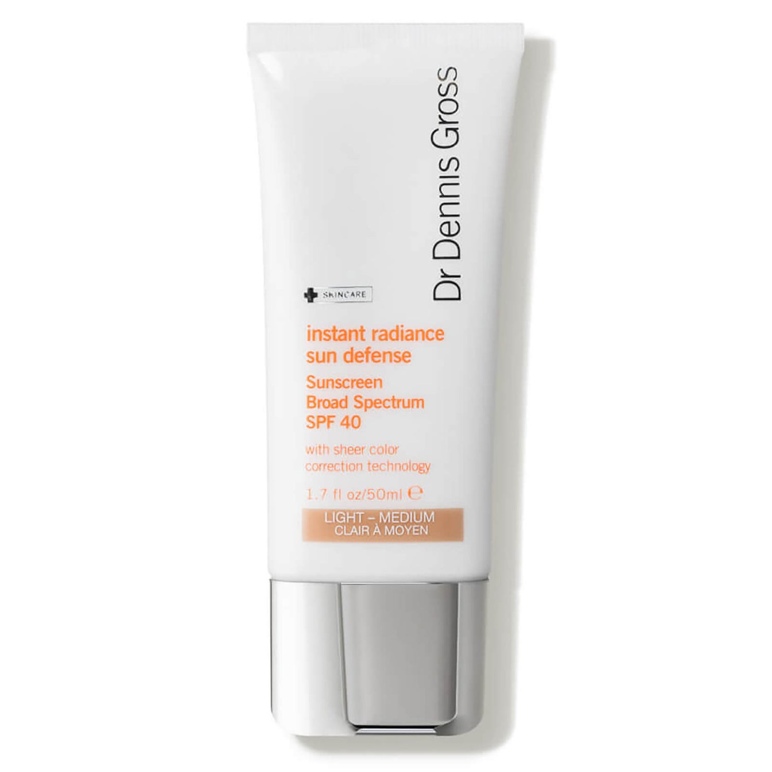 Dr. Dennis Gross Skincare Instant Radiance Sun Defense Sunscreen Broad Spectrum SPF 40 1.7 oz.
