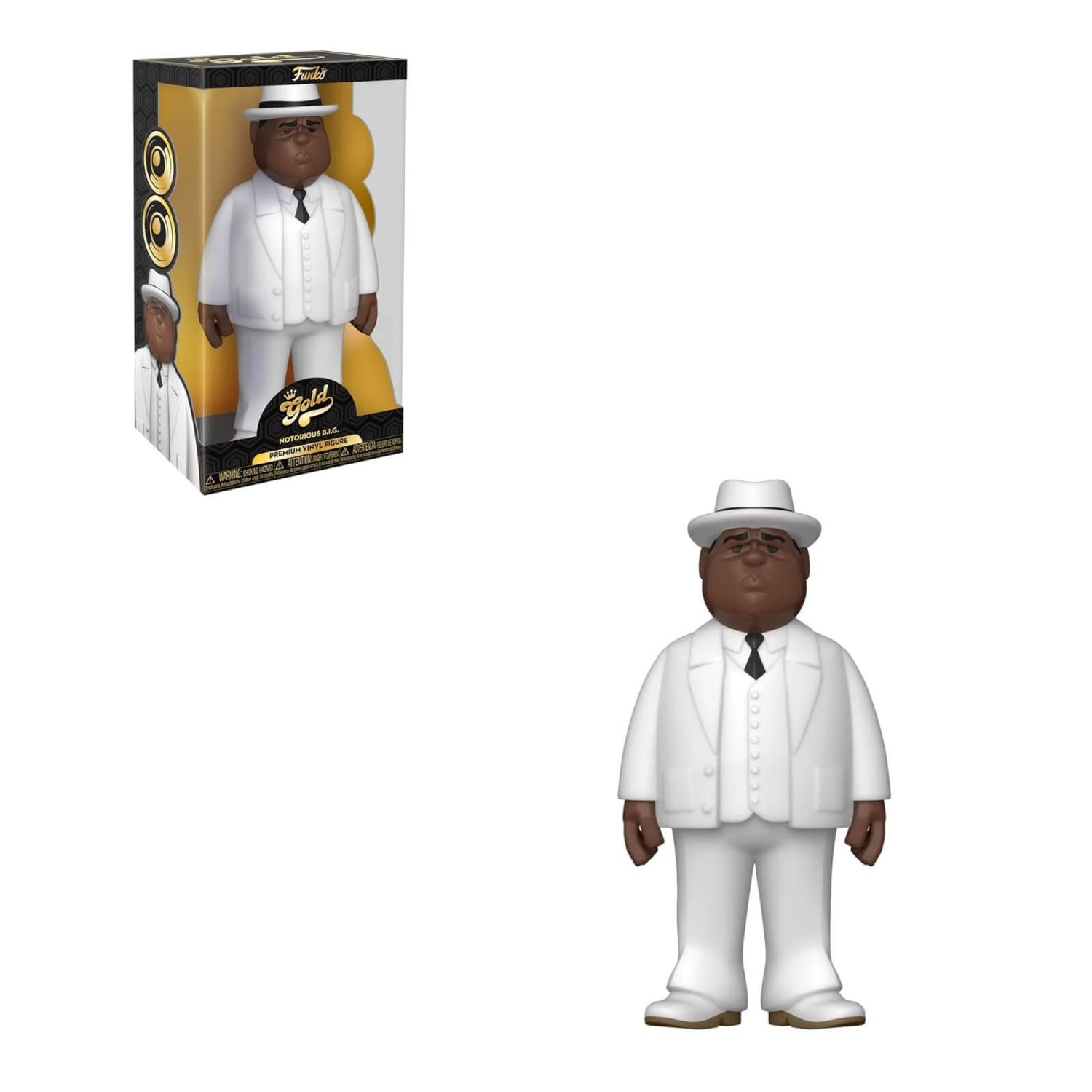 Biggie Smalls White Suit Funko Pop! Vinyl Gold