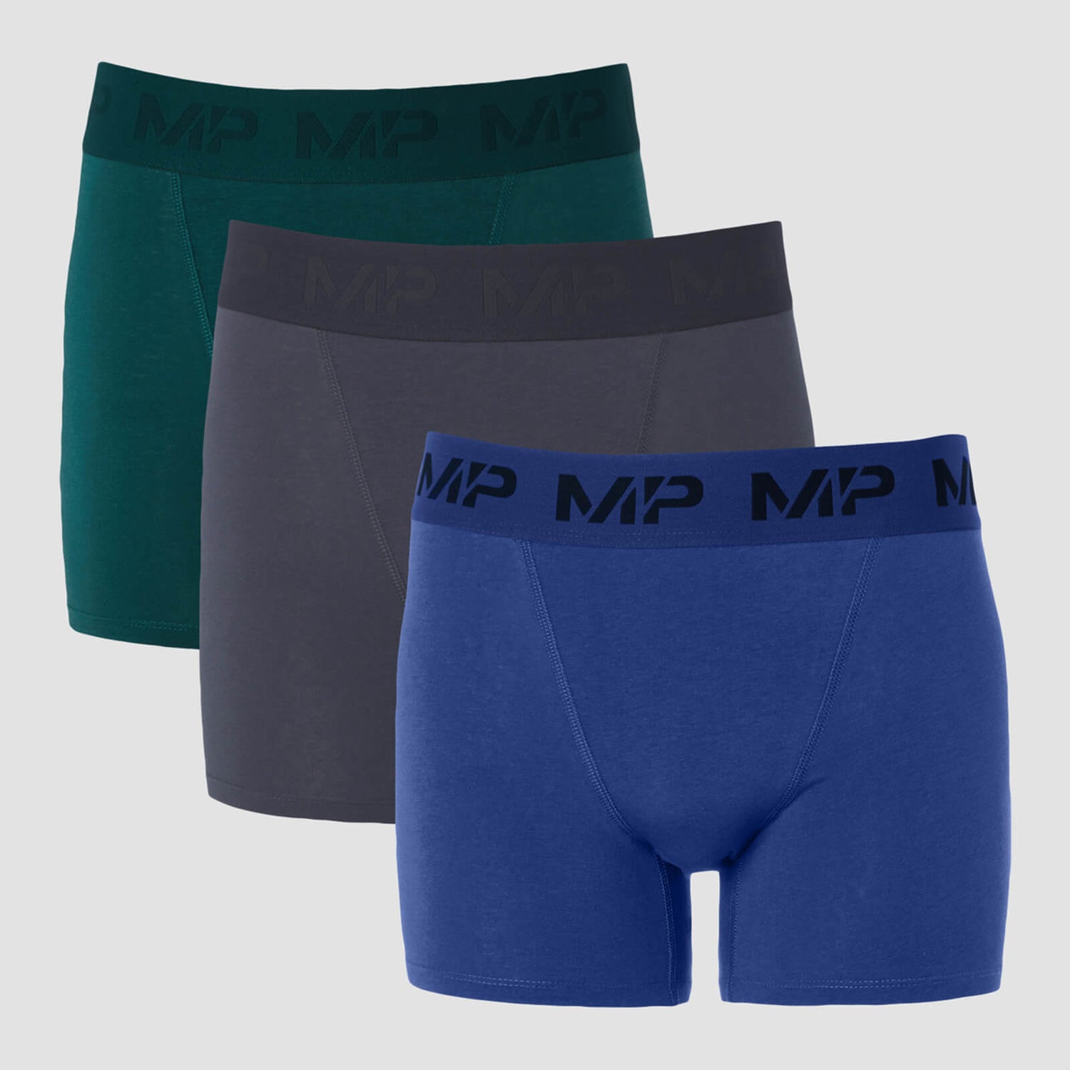 MP Men's Boxers (3 Pack) - Deep Teal/Graphite/Intense Blue