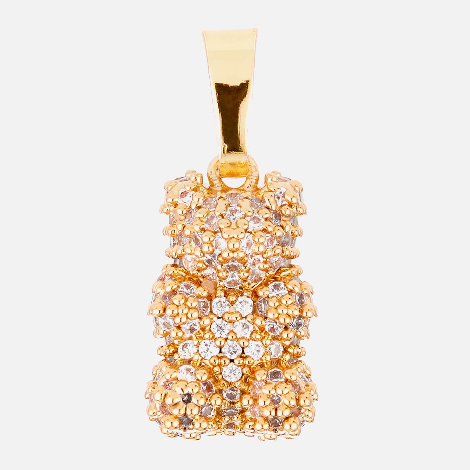 Crystal Haze Women's Pave Nostalgia Bear - Gold