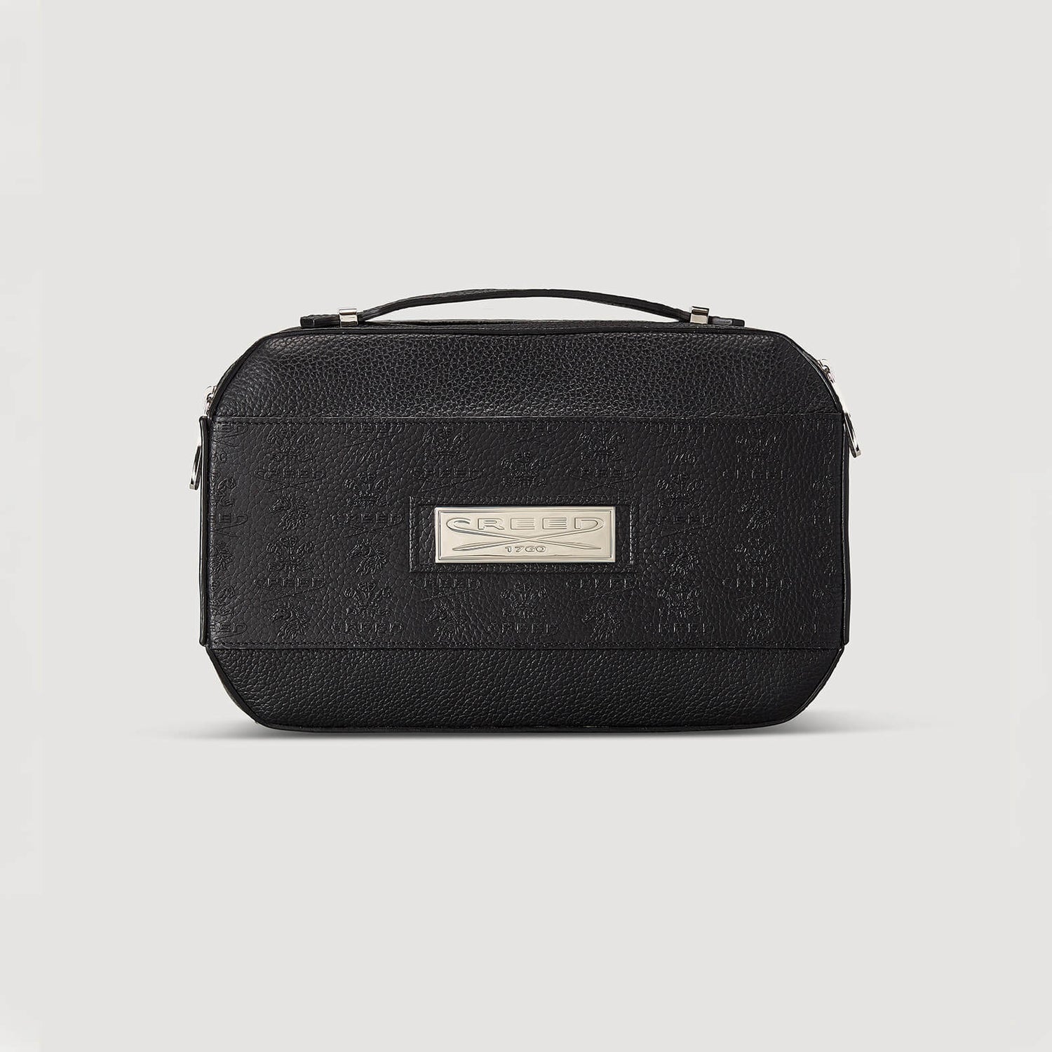 Black Leather Wash Bag