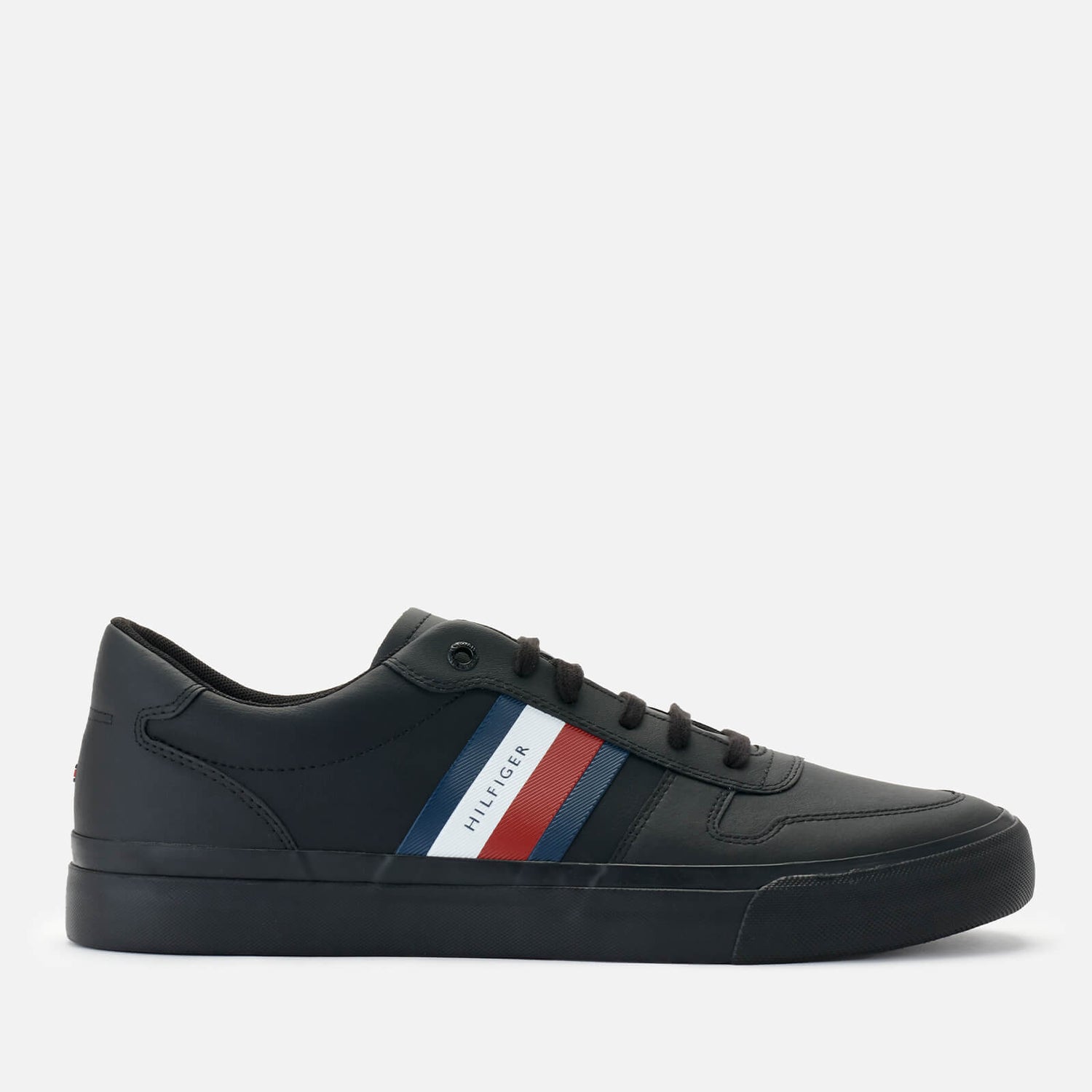 Tommy Hilfiger Men's Core Corporate Stripes Vulcanised Trainers - Black