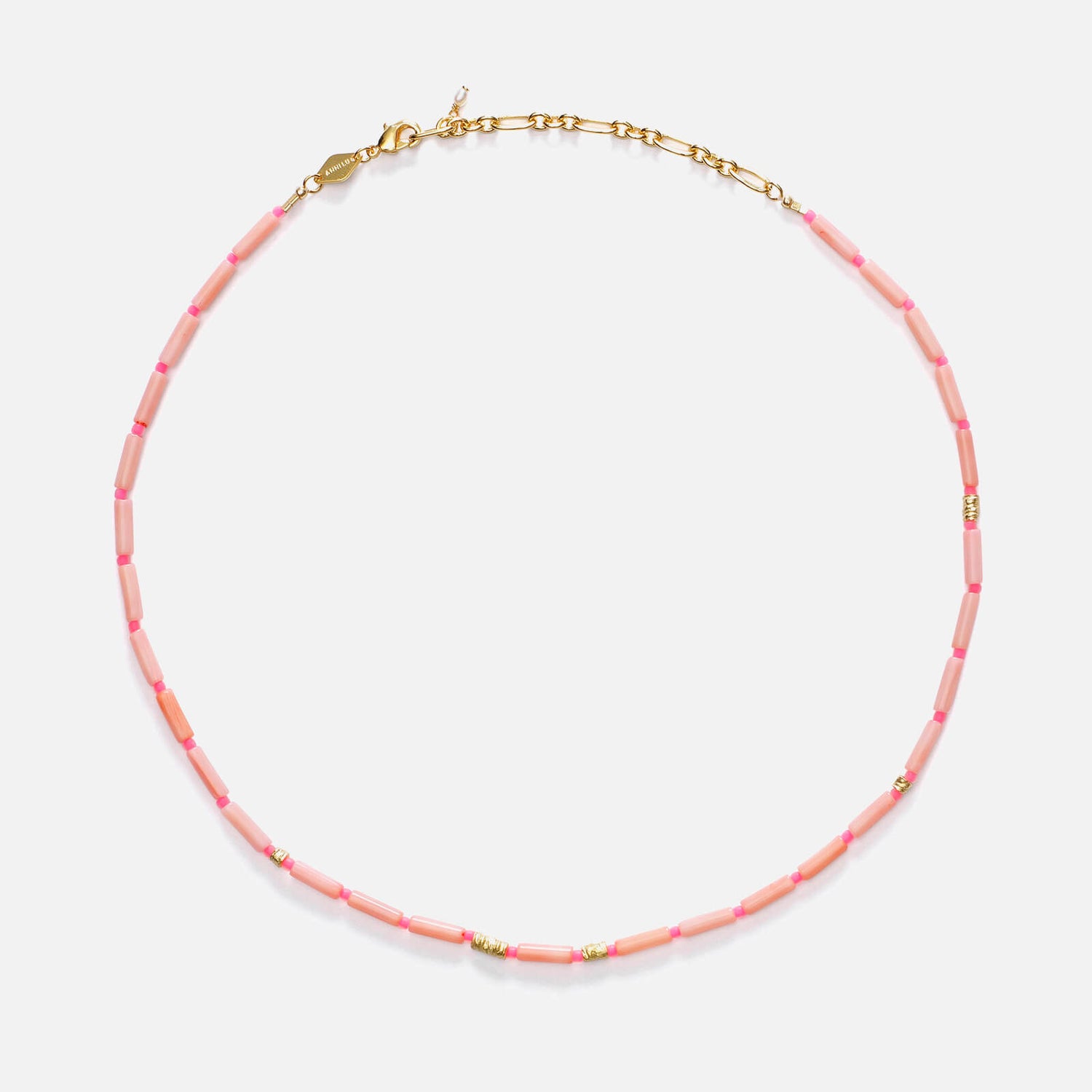 Anni Lu Women's Malibu Necklace - Pink-a-Boo