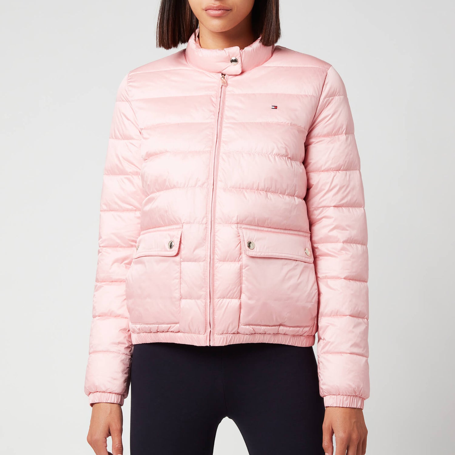 Tommy Hilfiger Women's Nylon LW Padded Jacket - Glacier Pink
