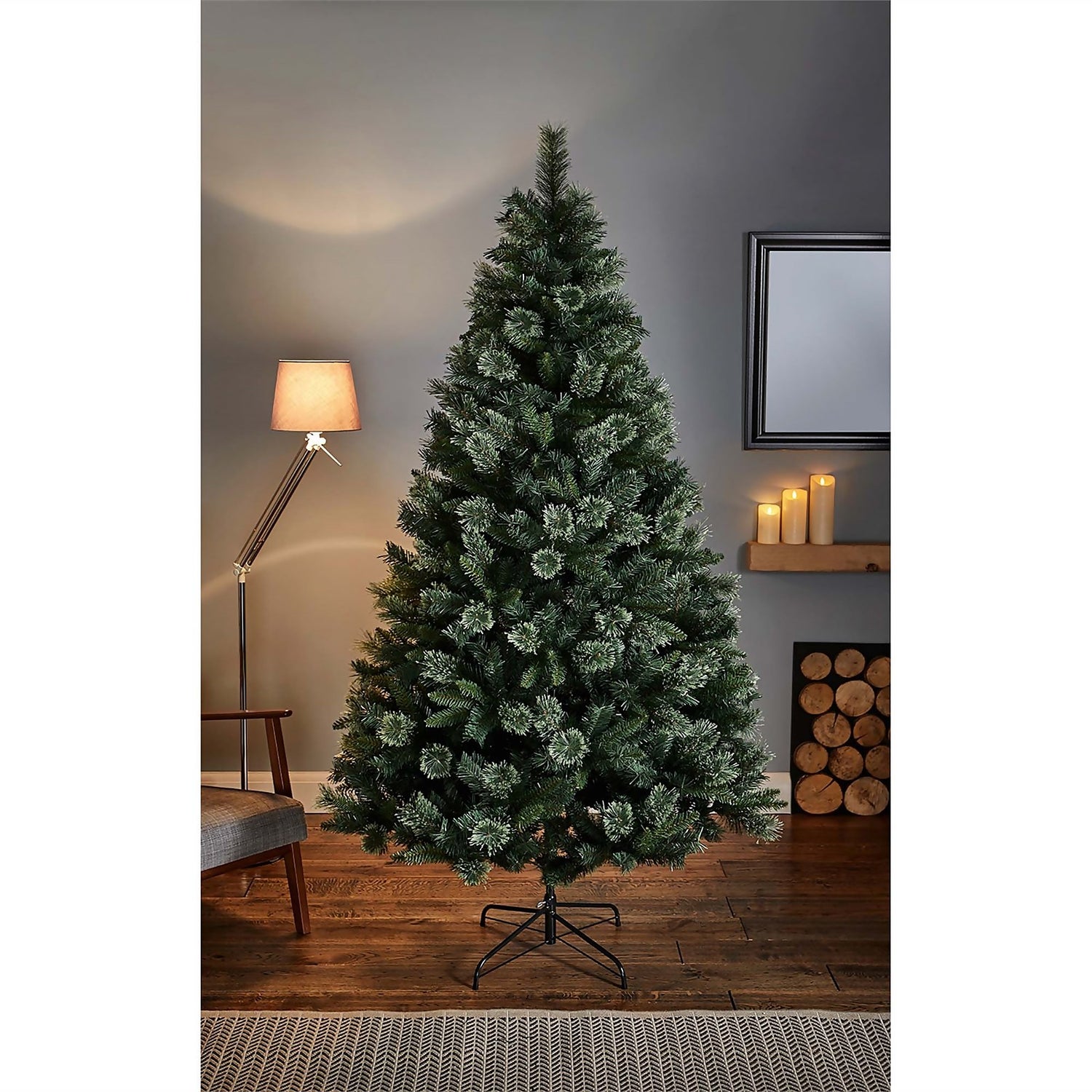 7ft cashmere tips christmas tree clearance