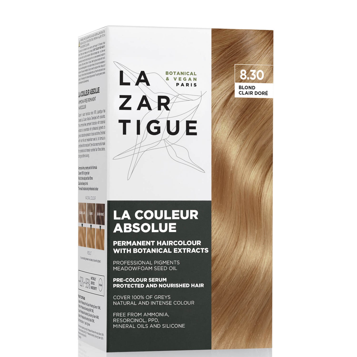 Lazartigue Absolute Color - 8.30 Светло-золотистый блонд 153 мл
