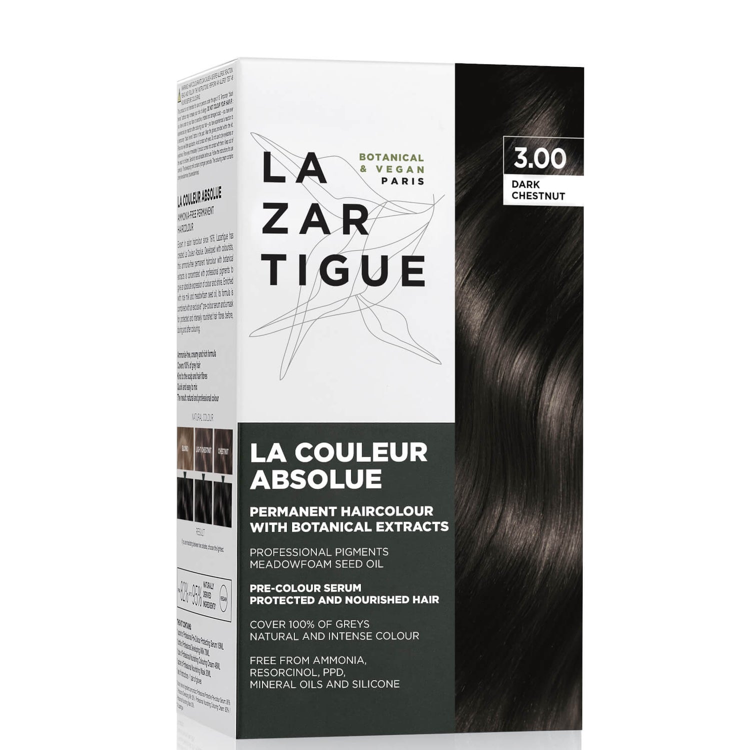Lazartigue Absolute Color - 3.00 Темный каштан 153 мл