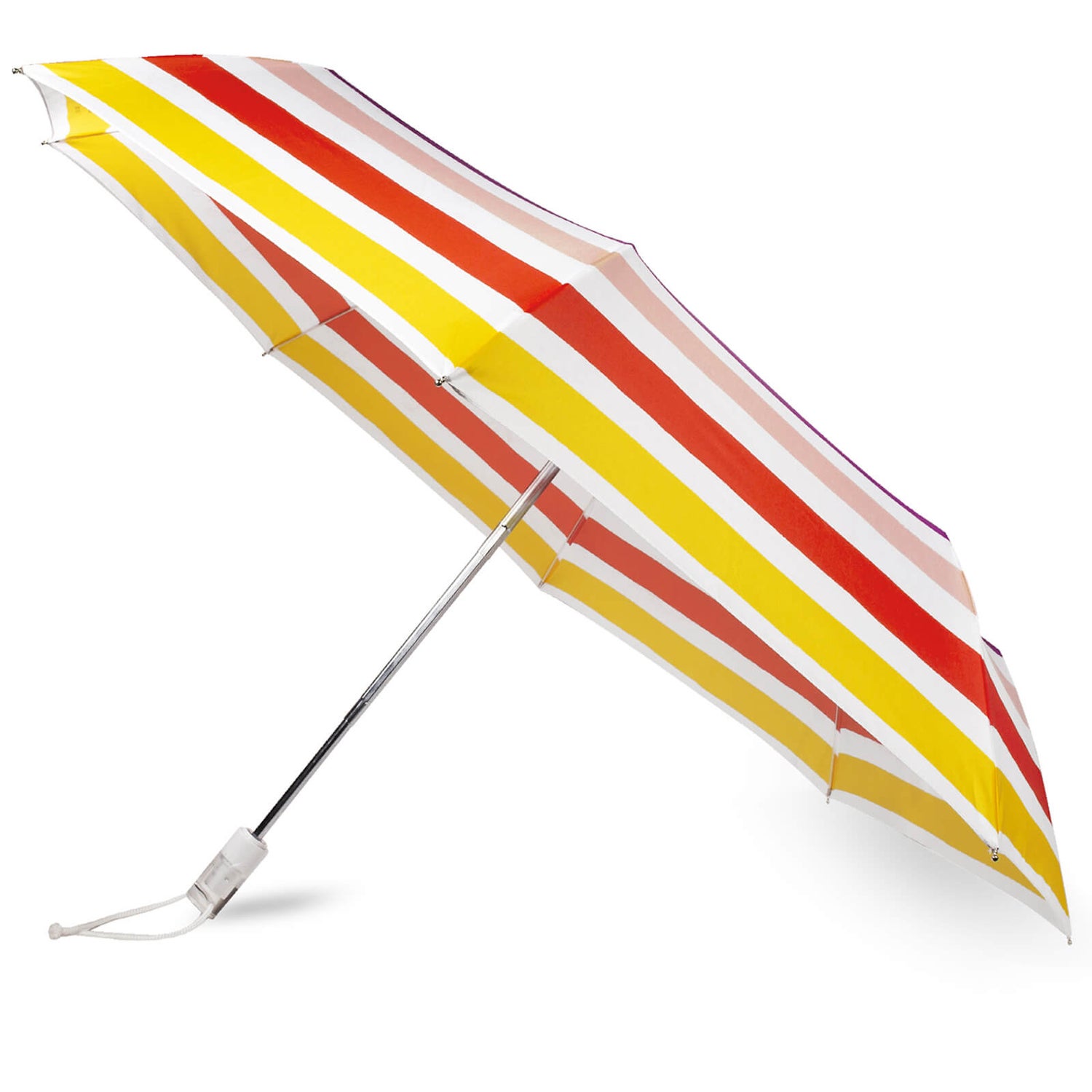 Kate Spade New York Travel Umbrella - Candy Stripe 