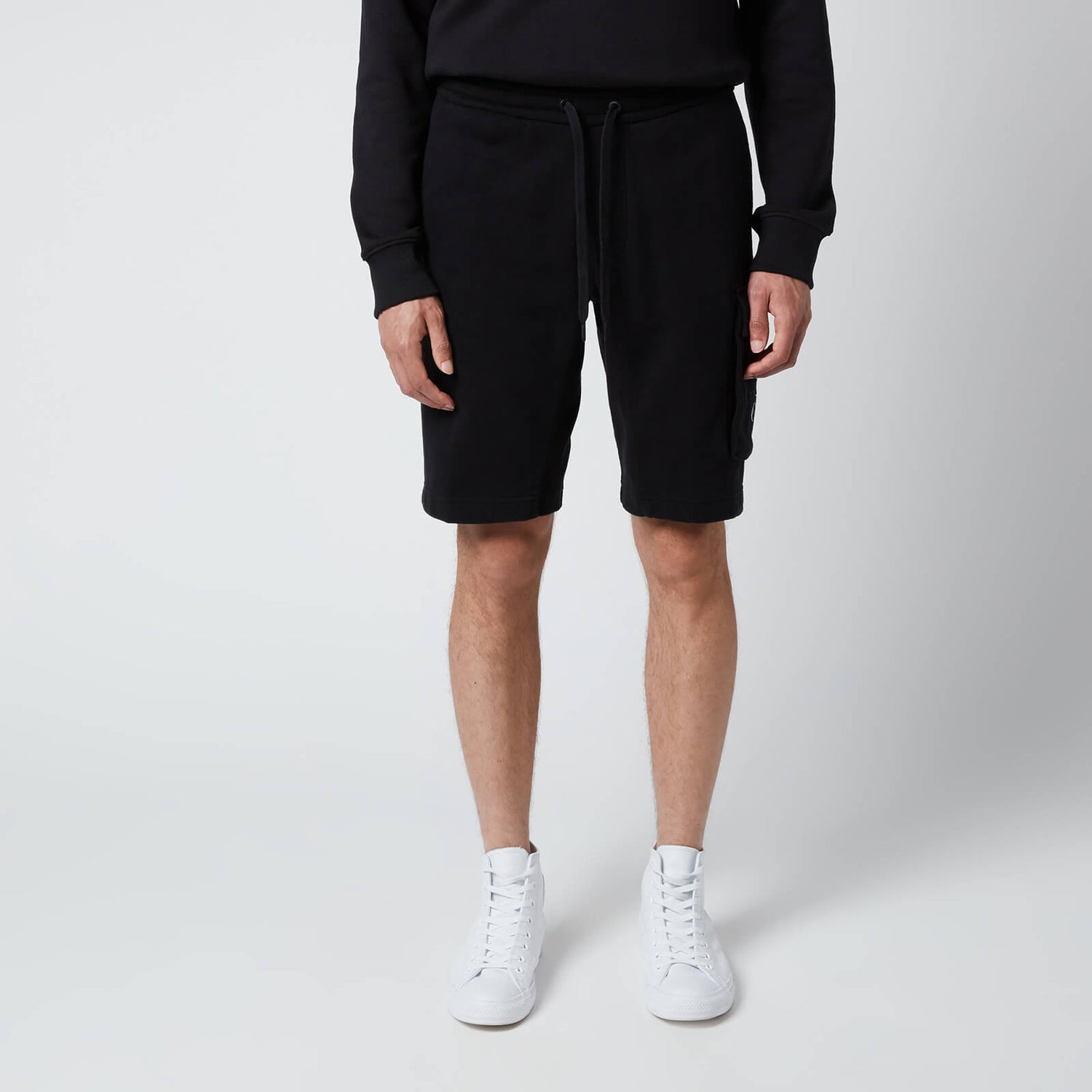 Calvin Klein Jeans Men's Organic Cotton Jogger Shorts - Black