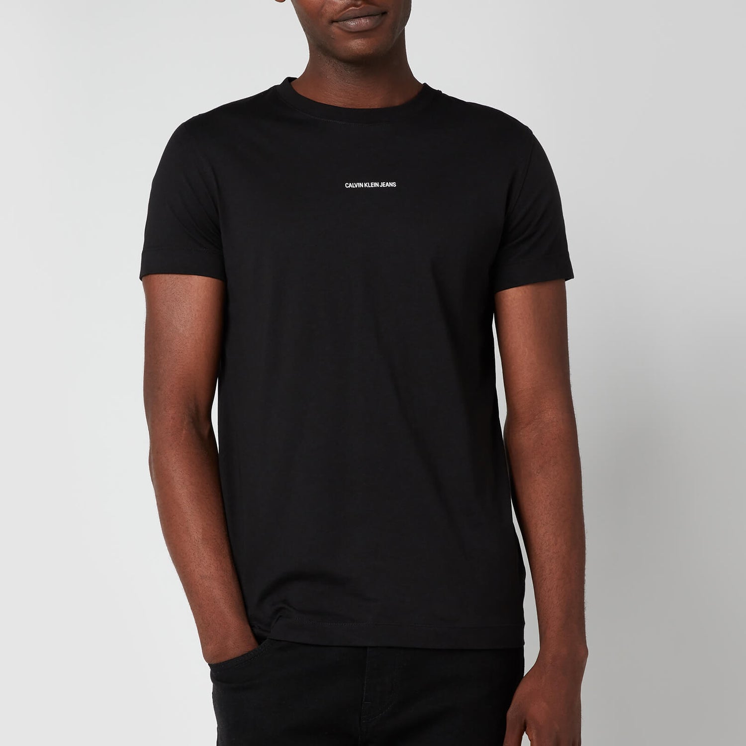 Calvin Klein Jeans Men's Slim Organic Cotton T-Shirt - Black