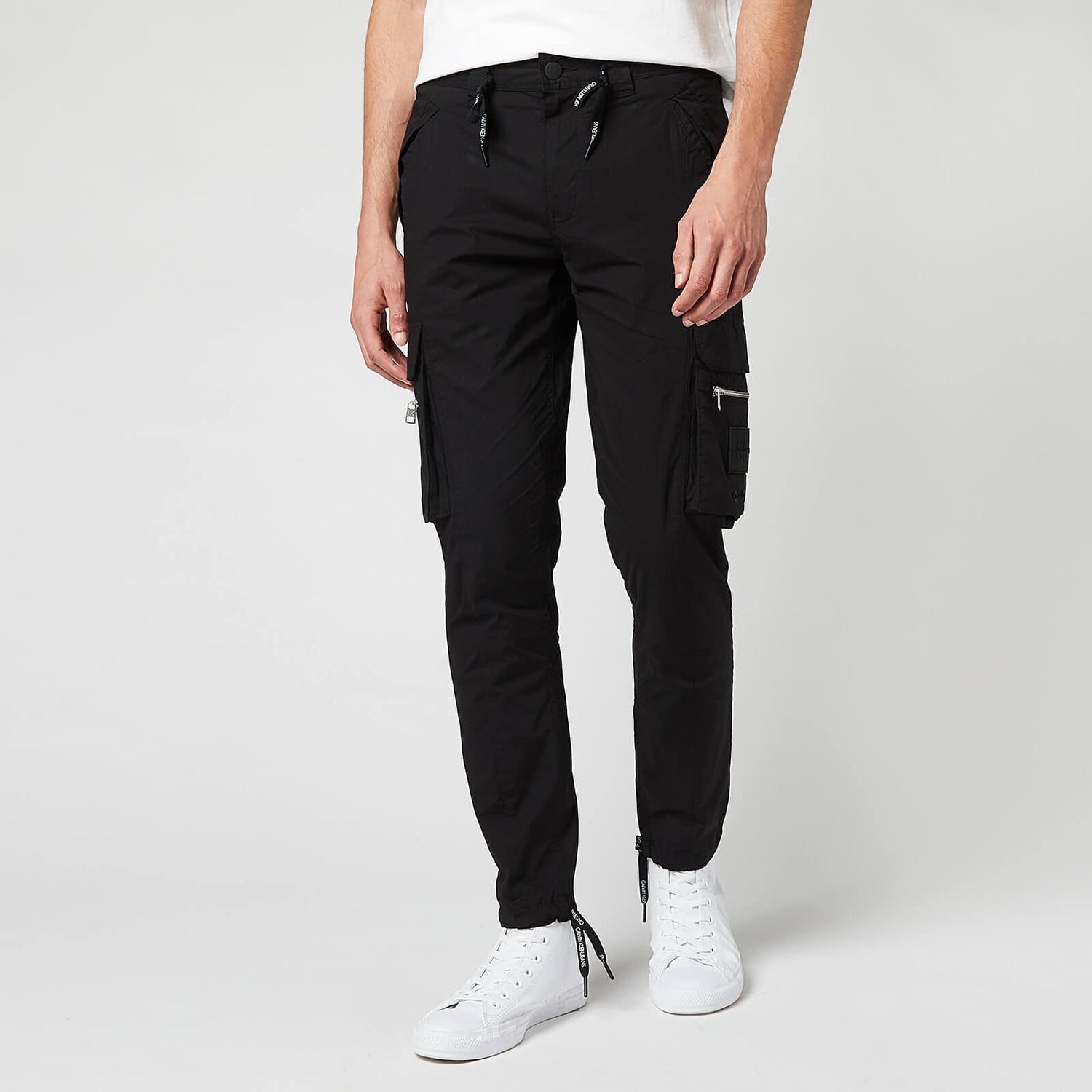 Calvin Klein Jeans Men's Slim Cargo Pants - Black