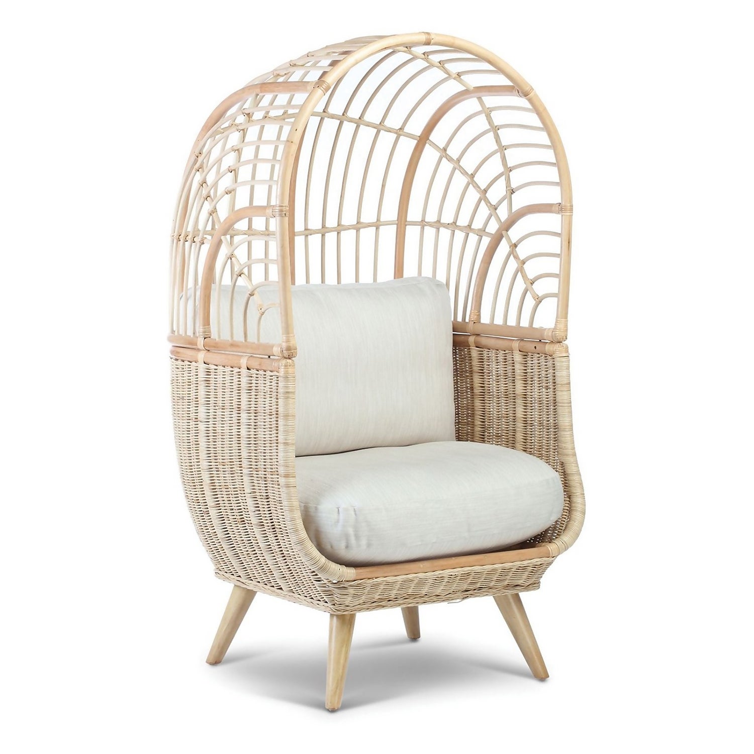 Homebase rattan top chair