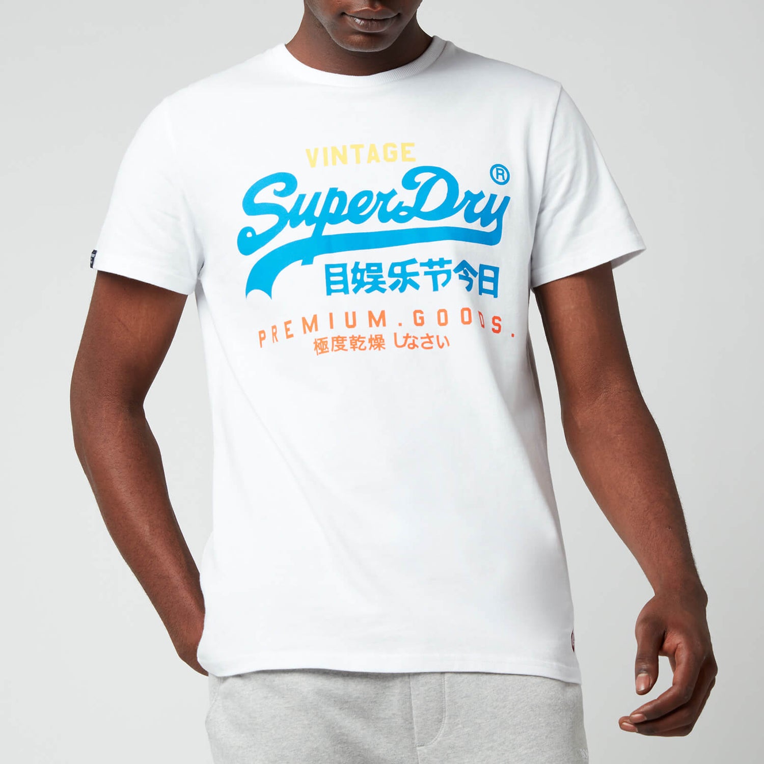 Superdry Men's Vintage Logo Tri T-Shirt - Optic