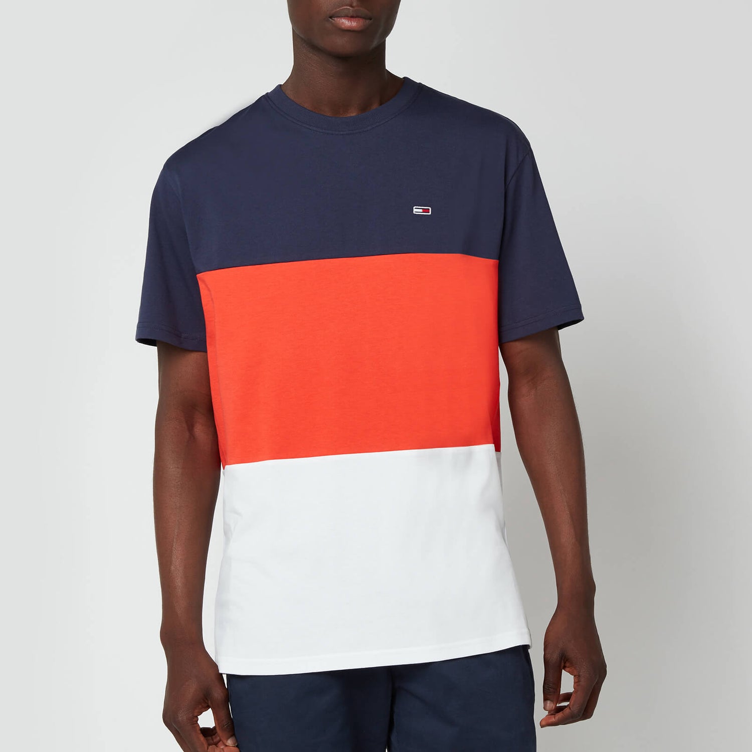 Tommy Jeans Men's Classic Colour Block T-Shirt - Horizon/Multi
