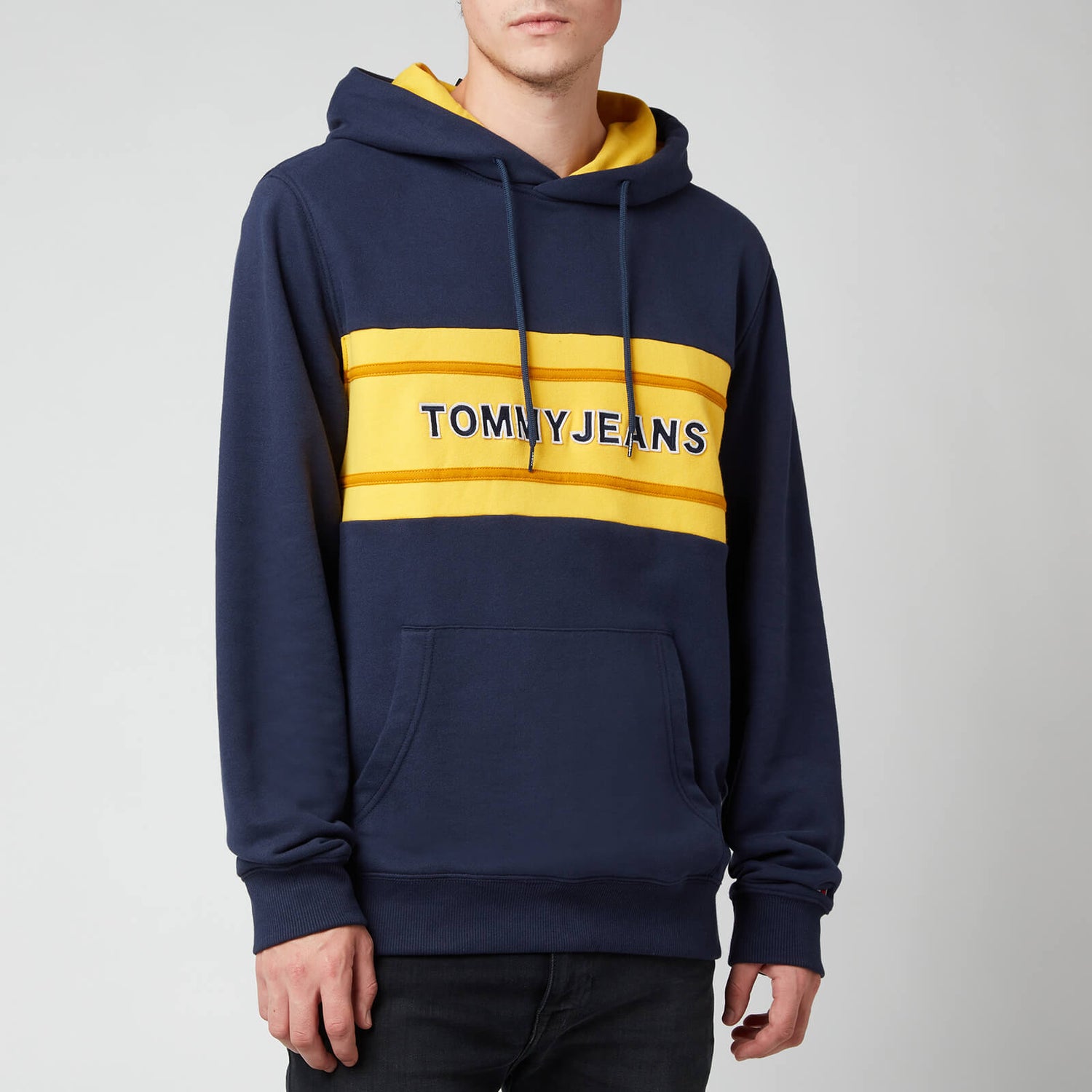 Tommy Jeans Men's Pieced Band Hoodie - Twilight Navy/Multi