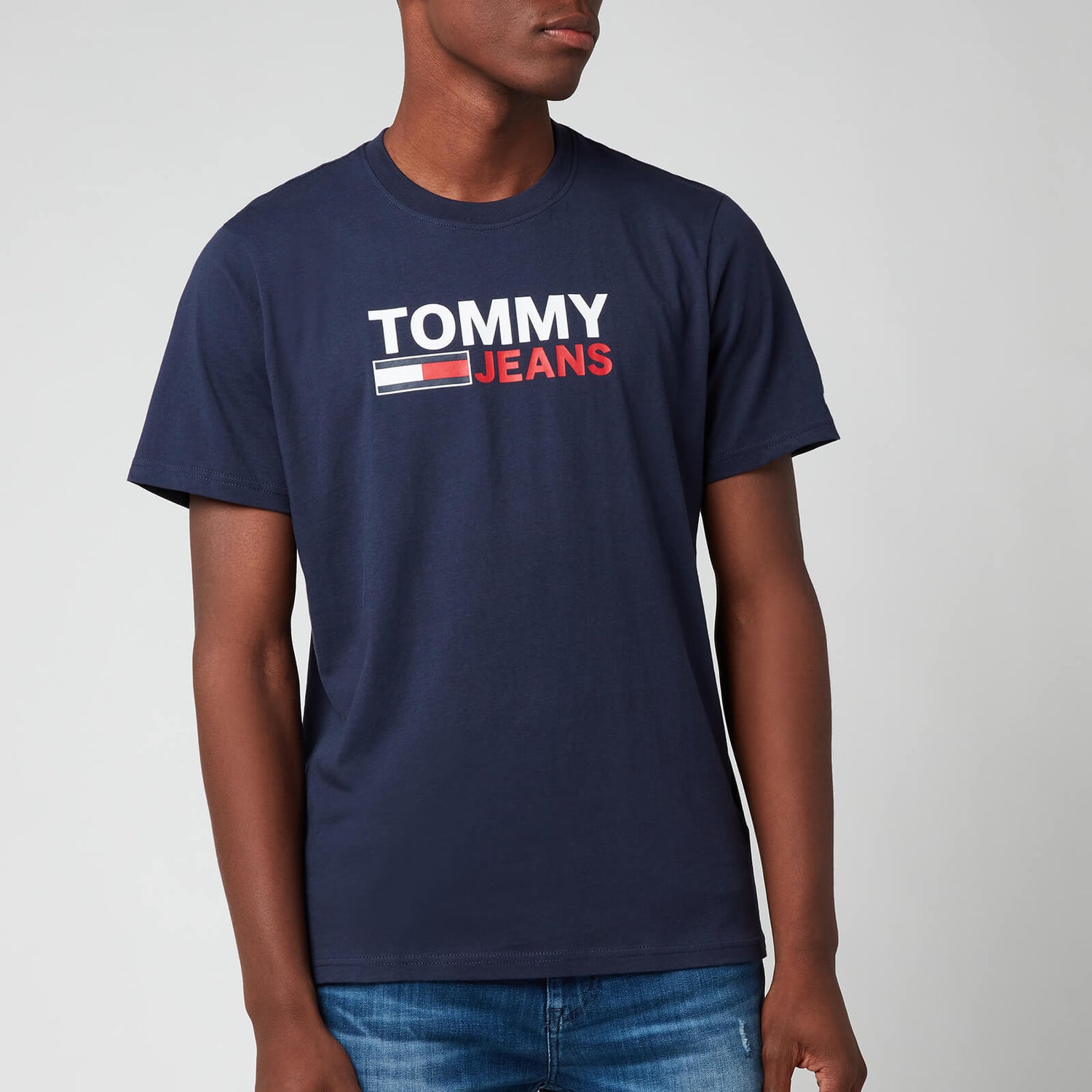Tommy Jeans Men's Corp Logo T-Shirt - Twilight Navy