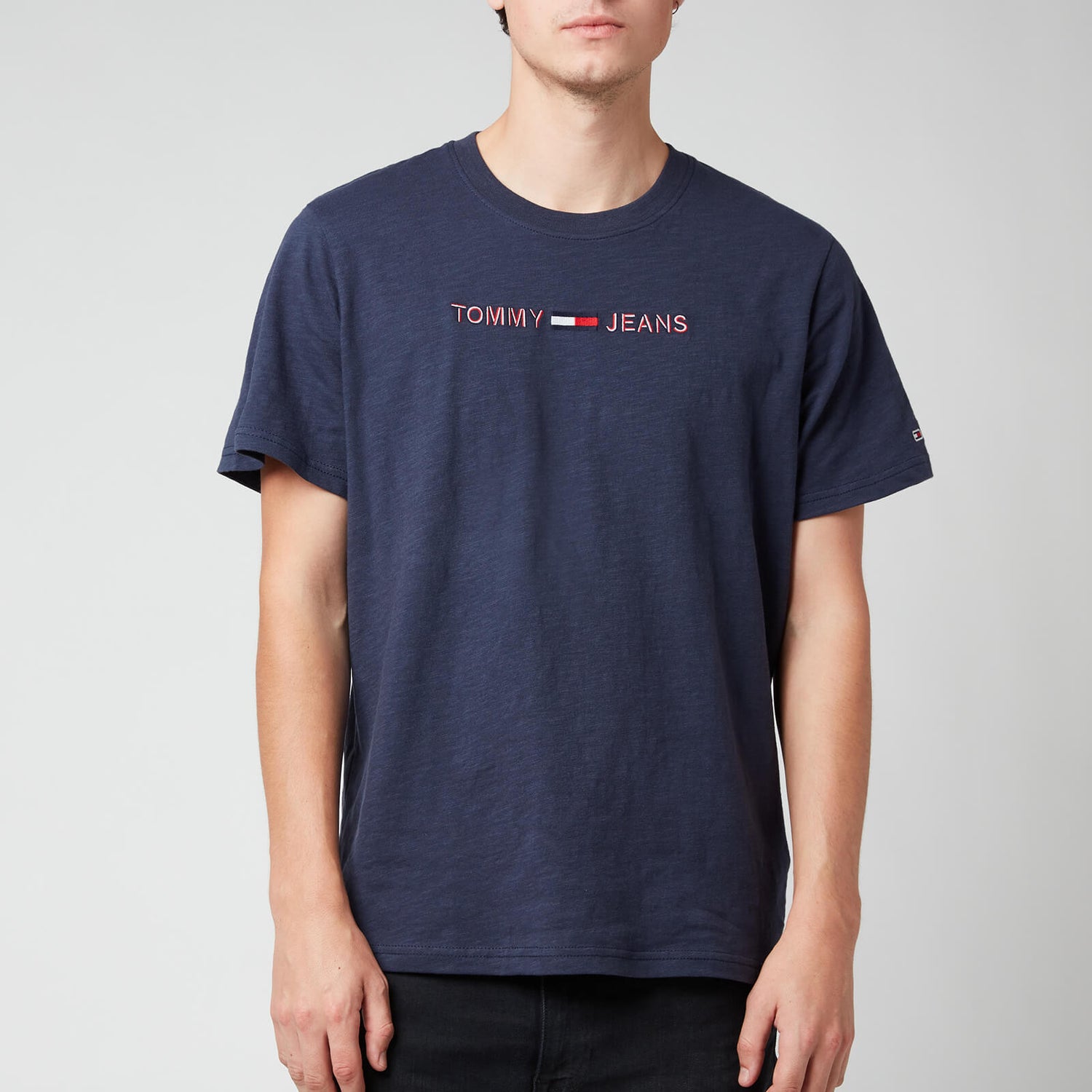 Tommy Jeans Men's 3D Linear Logo T-Shirt - Twilight Navy