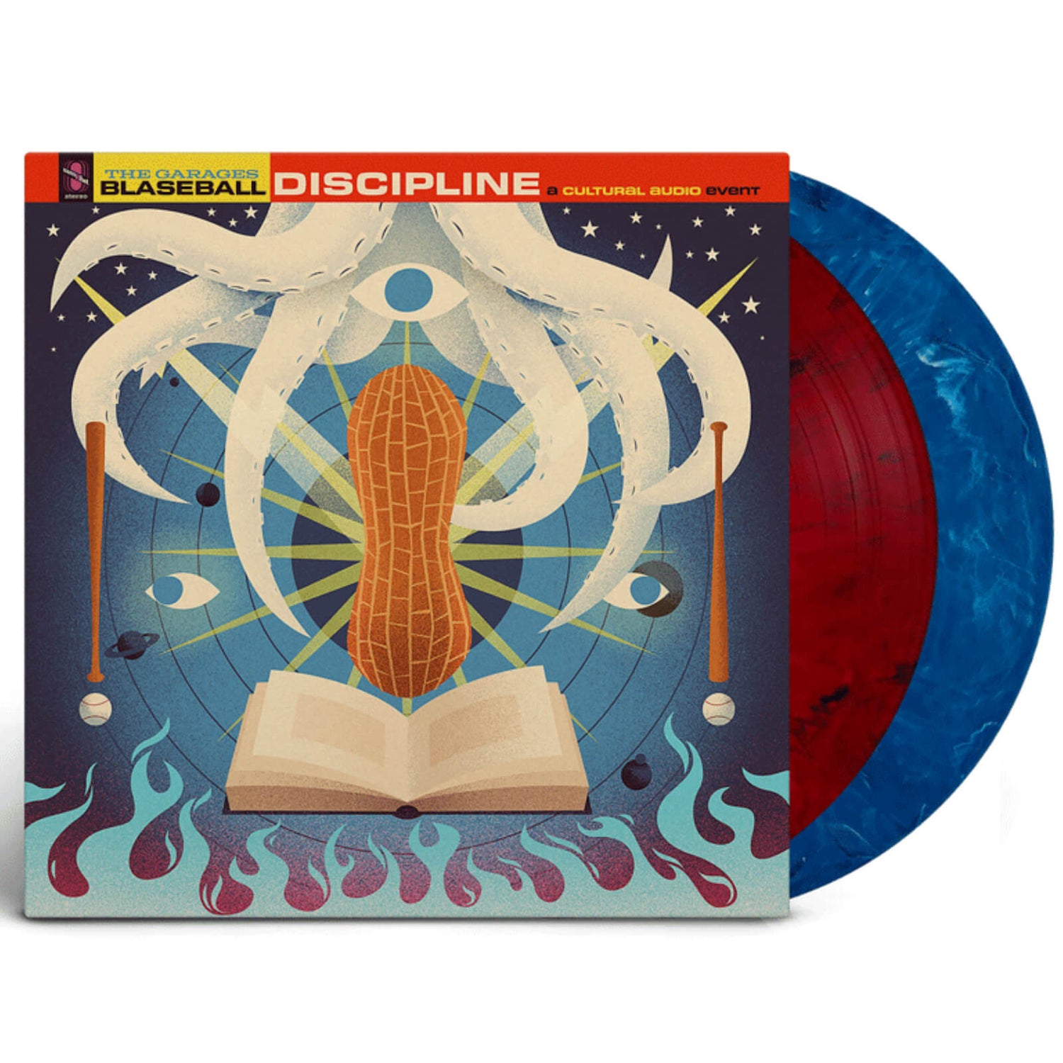 iam8bit - Blaseball: Discipline Vinyl 2LP (Red and Blue Marble)