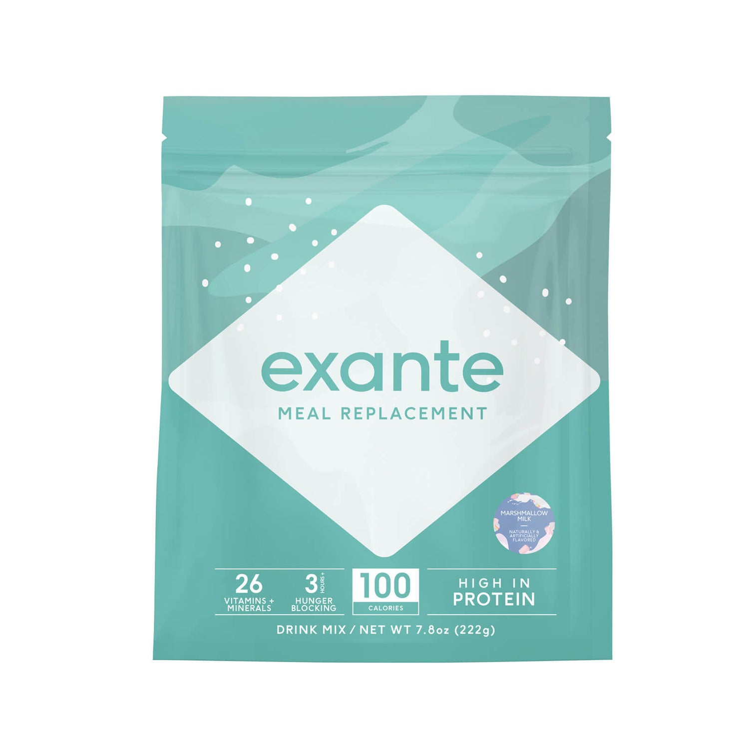 Exante Diet Meal Replacement Shake Marshmallow Cereal Pouch- 7 Svg (USA)