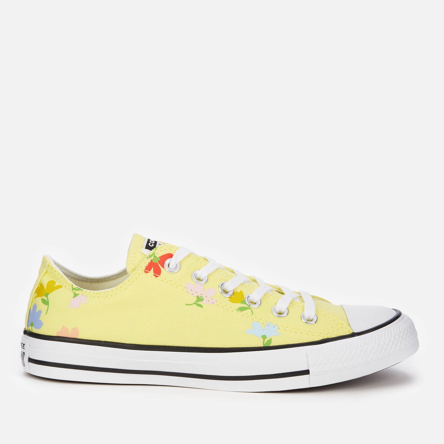 Converse Women's Chuck Taylor All Star Garden Party Print Ox Trainers - Yellow