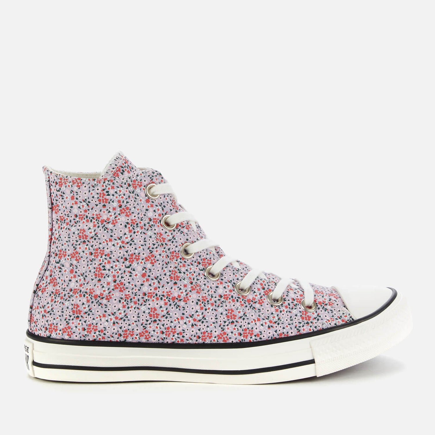 Converse Women's Chuck Taylor All Star Hi-Top Trainers - Vintage White/Pink Foam