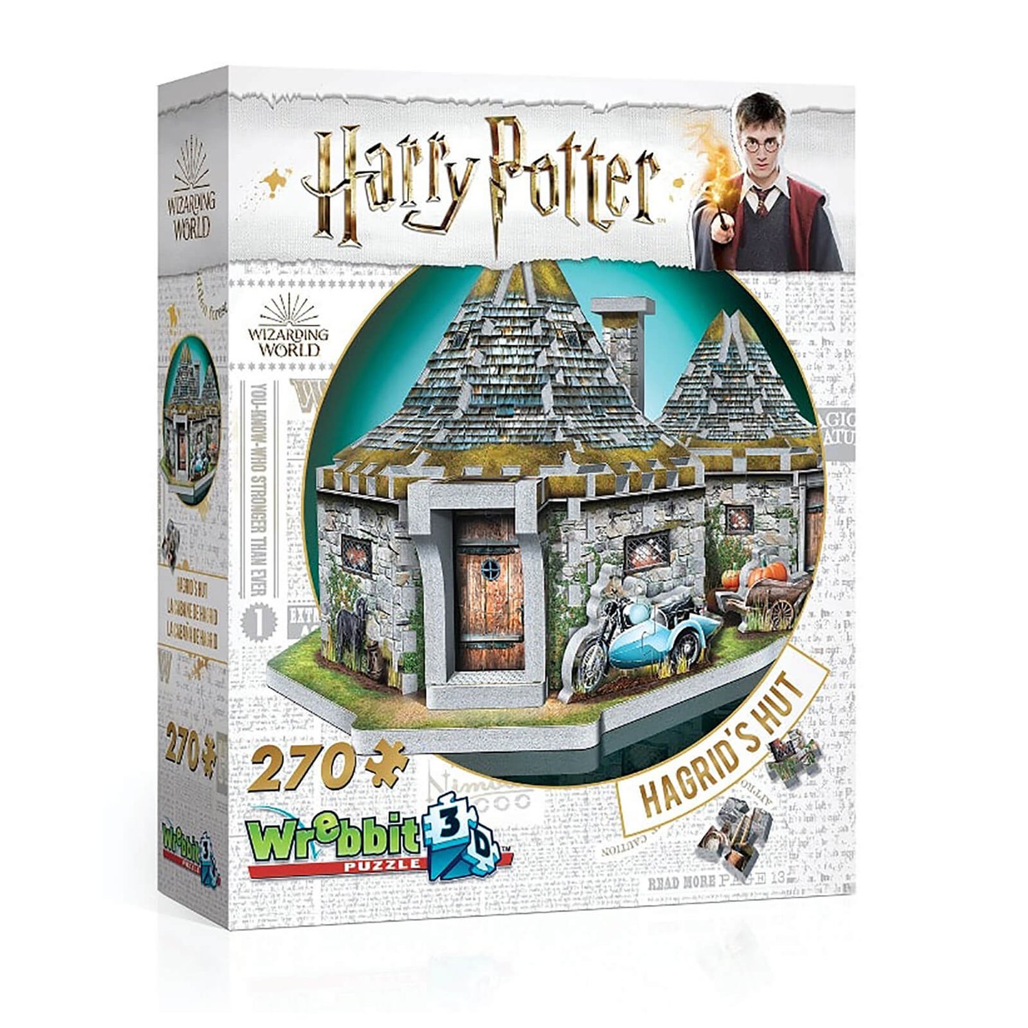 Harry Potter: Hagrid's Hut 3D Puzzle (270 Pieces)
