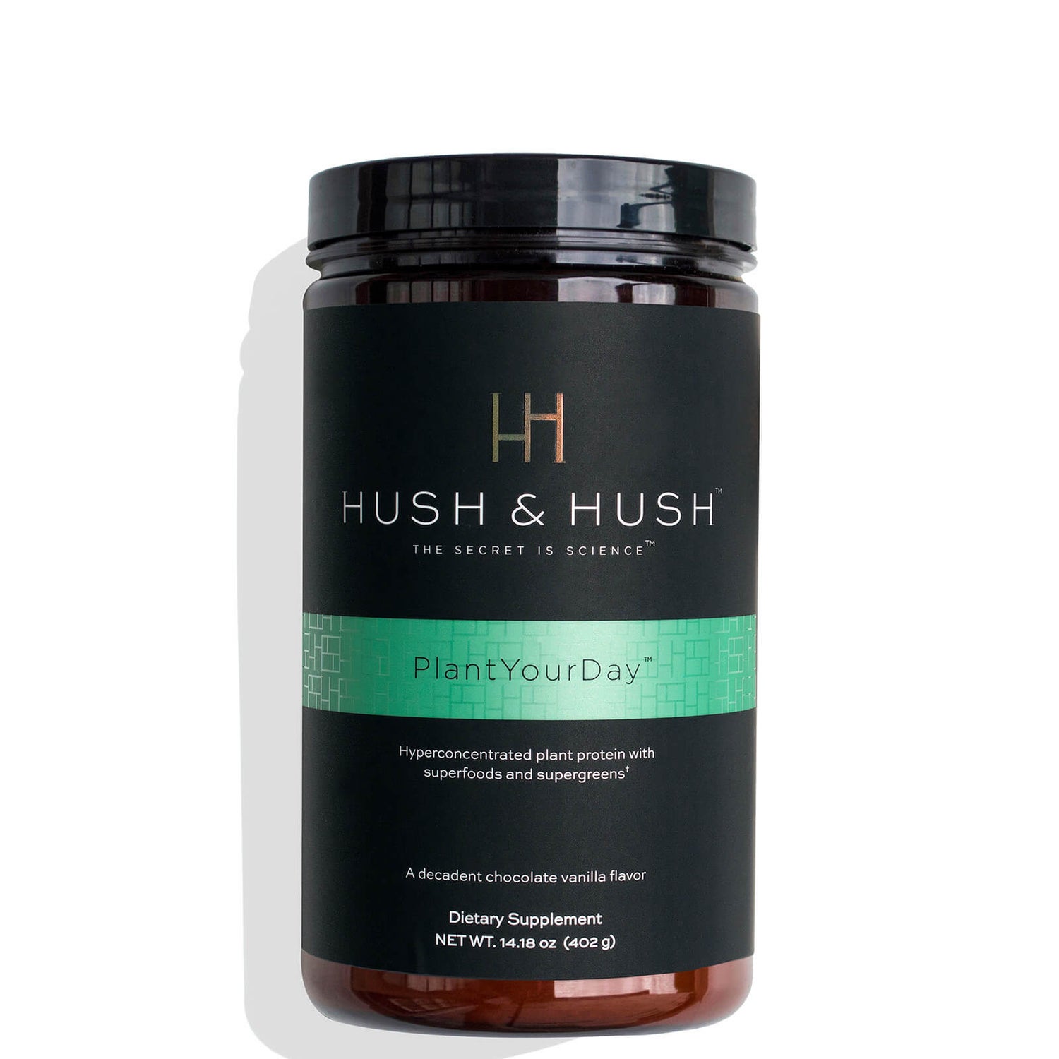 Hush & Hush Plant Your Day Energy Supplement 14.18 oz