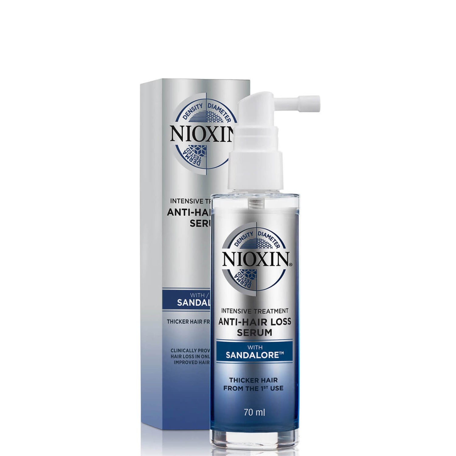 NIOXIN Anti-Hair Loss Treatment with Sandalore 70ml - LOOKFANTASTIC