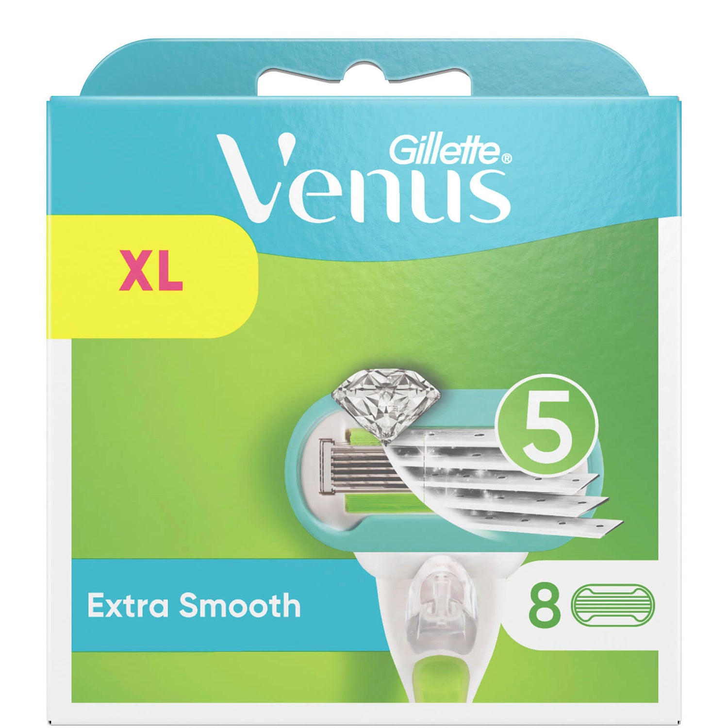 Cuchillas Venus extra suaves (paquete de 8)