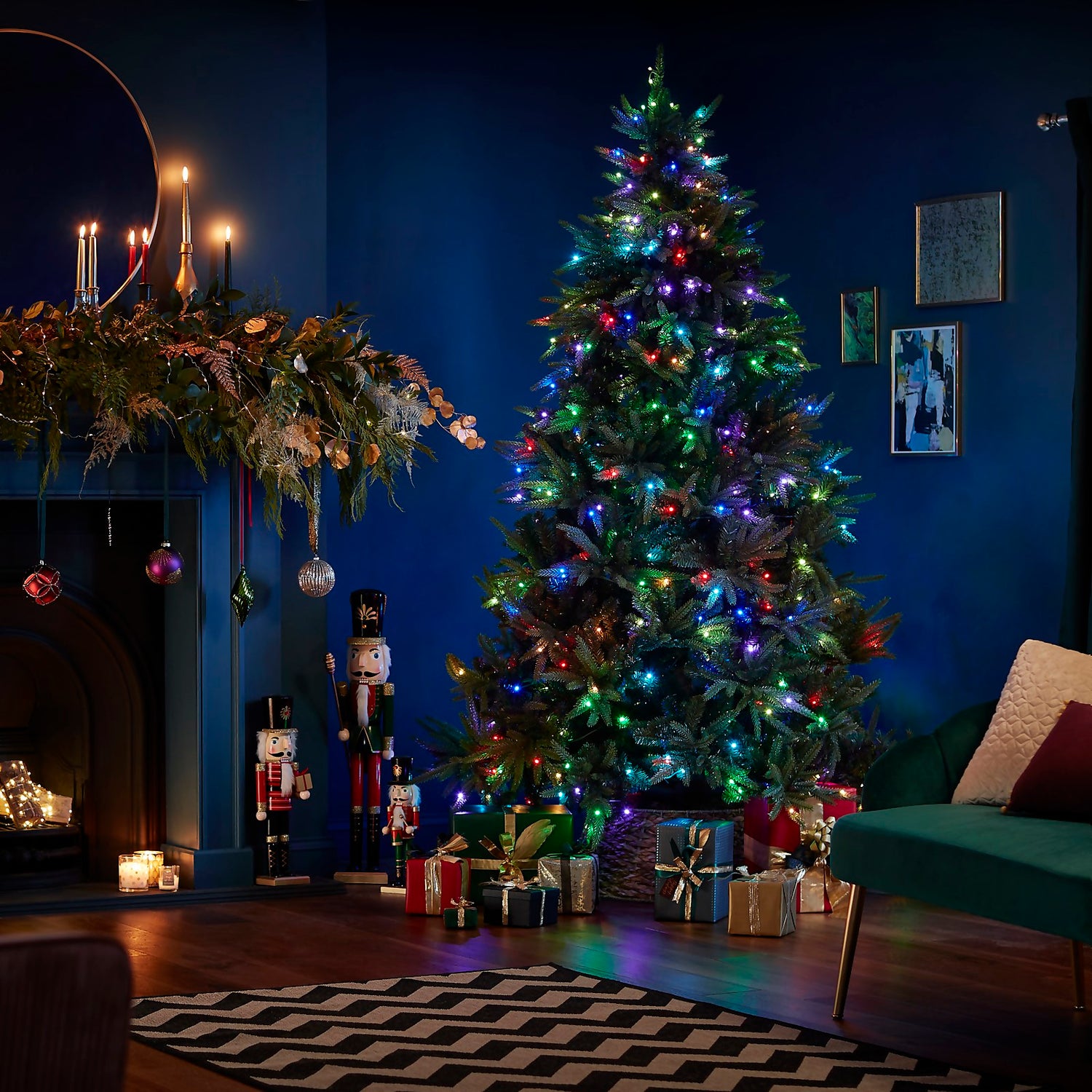 Color blast christmas shop tree
