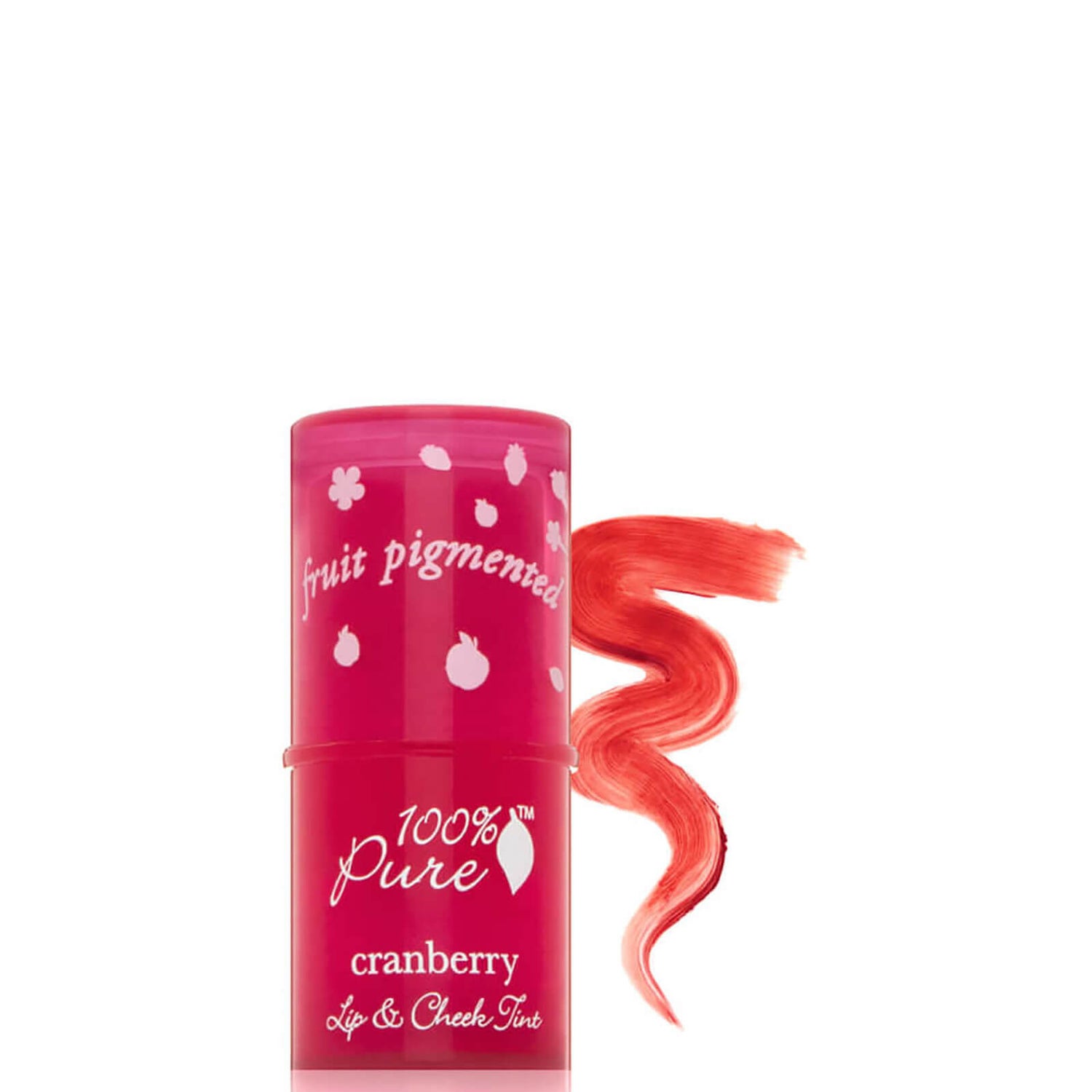 100% Pure Fruit Pigmented Lip and Cheek Tint - Cranberry Glow (0.26 oz.)