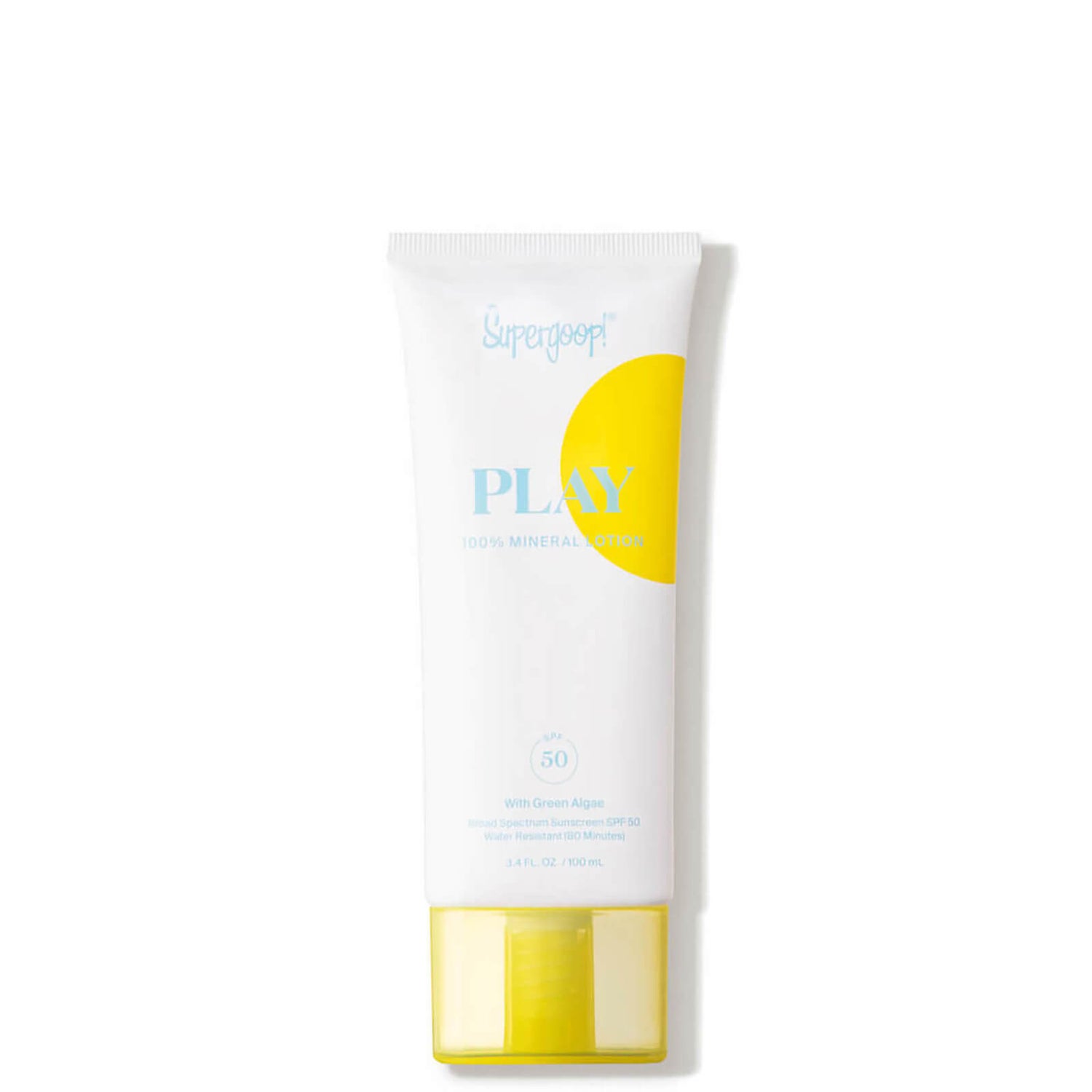 Supergoop!® PLAY 100 Mineral Lotion SPF 50 with Green Algae 3.4 fl. oz.