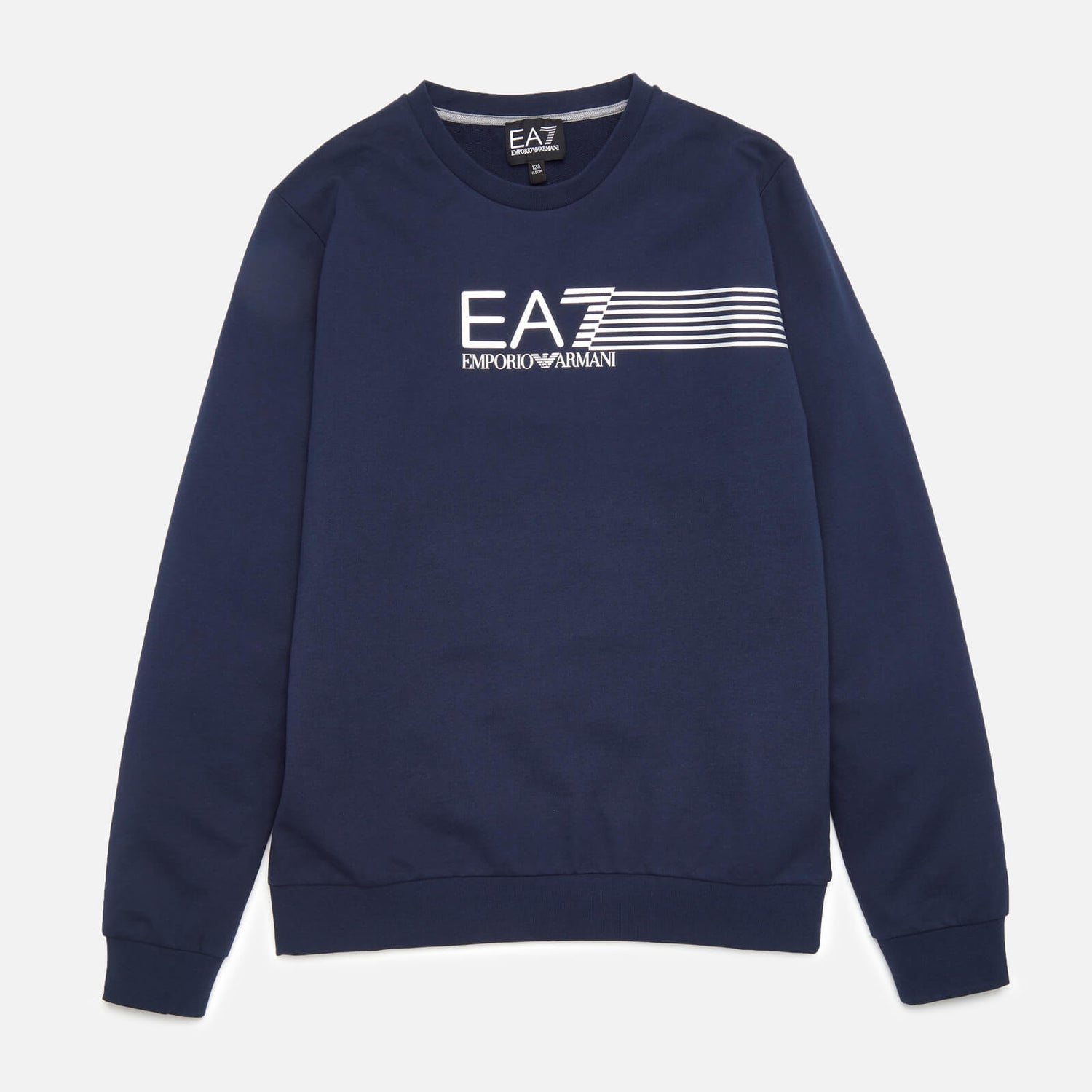EA7 Boys' Train Lines Sweatshirt - Navy