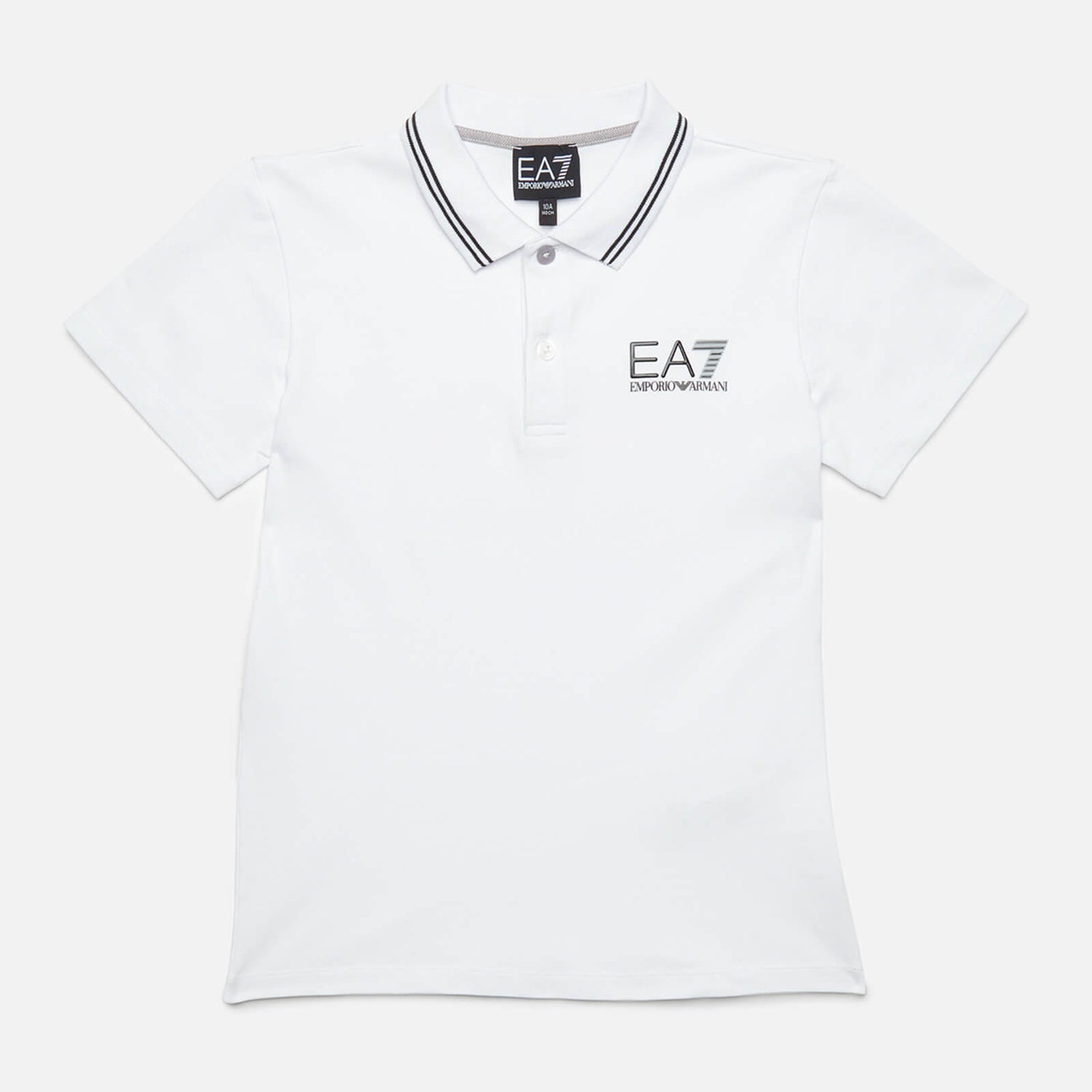 EA7 Boys' Train Core Id Polo Shirt - White