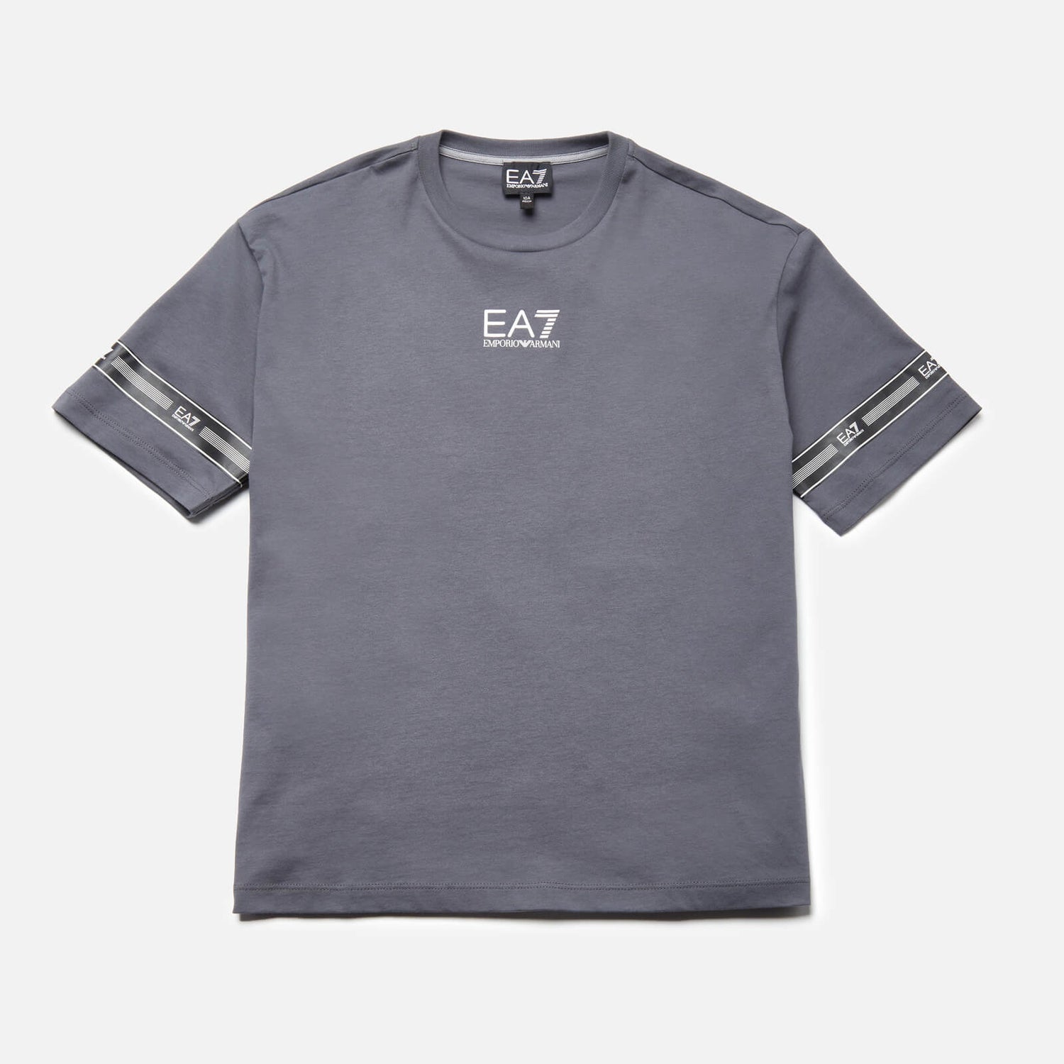 EA7 Boys' Train Logo Series T-Shirt - Iron Gate