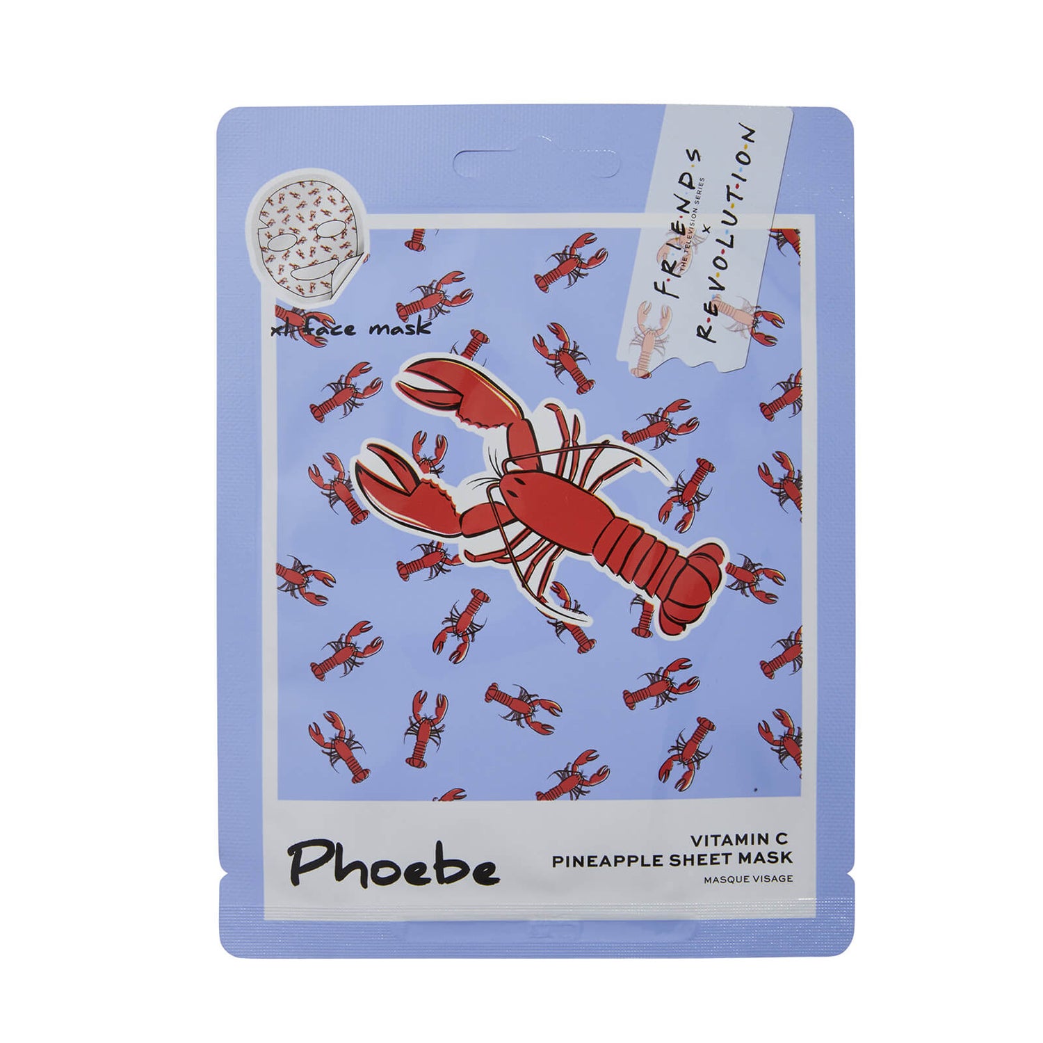 Revolution X Friends Phoebe Pineapple Sheet Mask